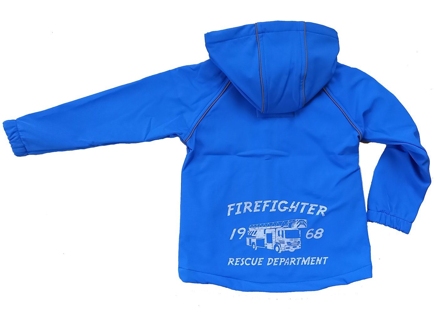 Outburst Softshelljacke Outburst Jungen Softshelljacke Jacke Fleecefutter royalblau neon Feuer (kein Set)