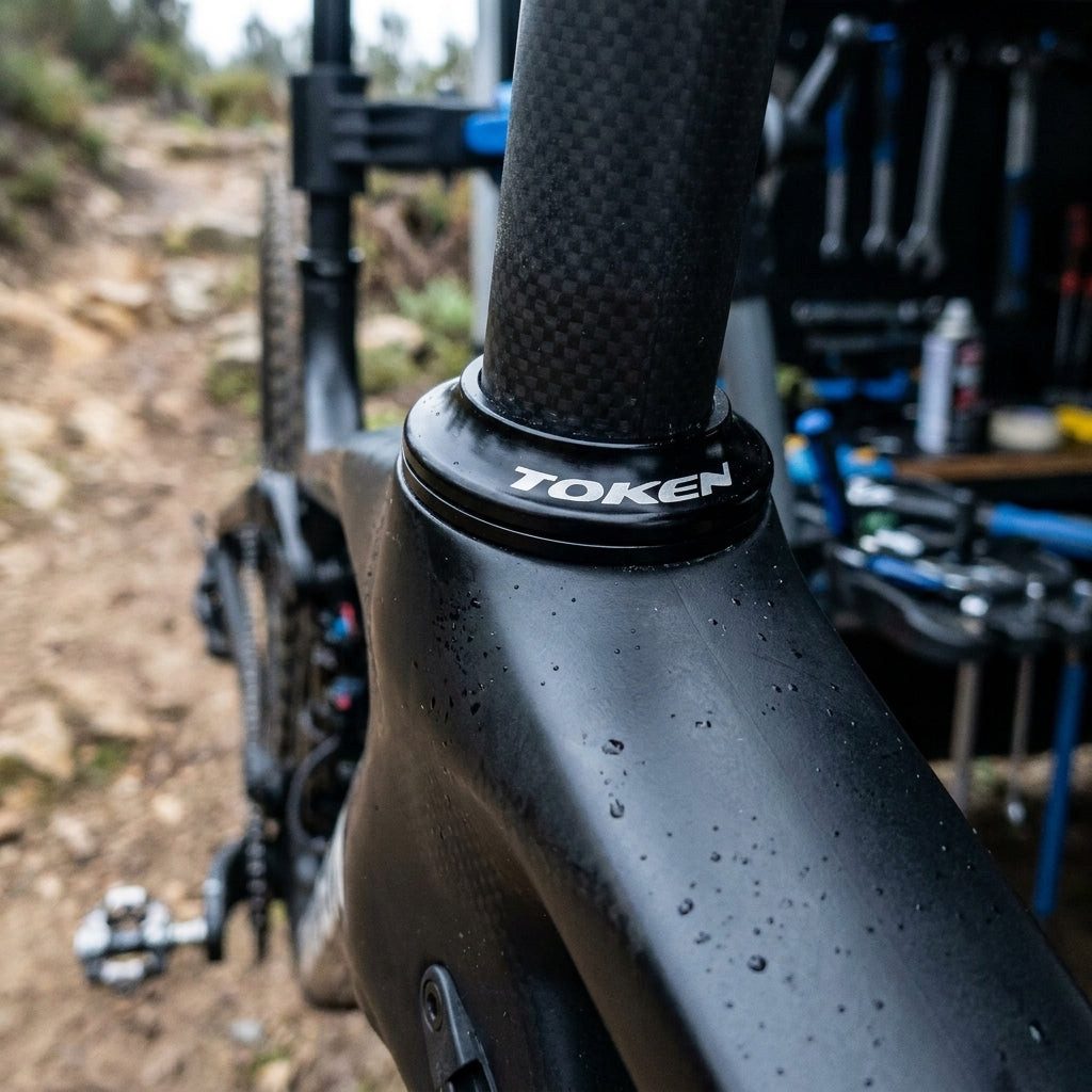 Token Fahrradlenker TOKEN Steuersatz MTX-Serie AHead 1 1/8" Taper 1.5" schwarz (44/55mm)