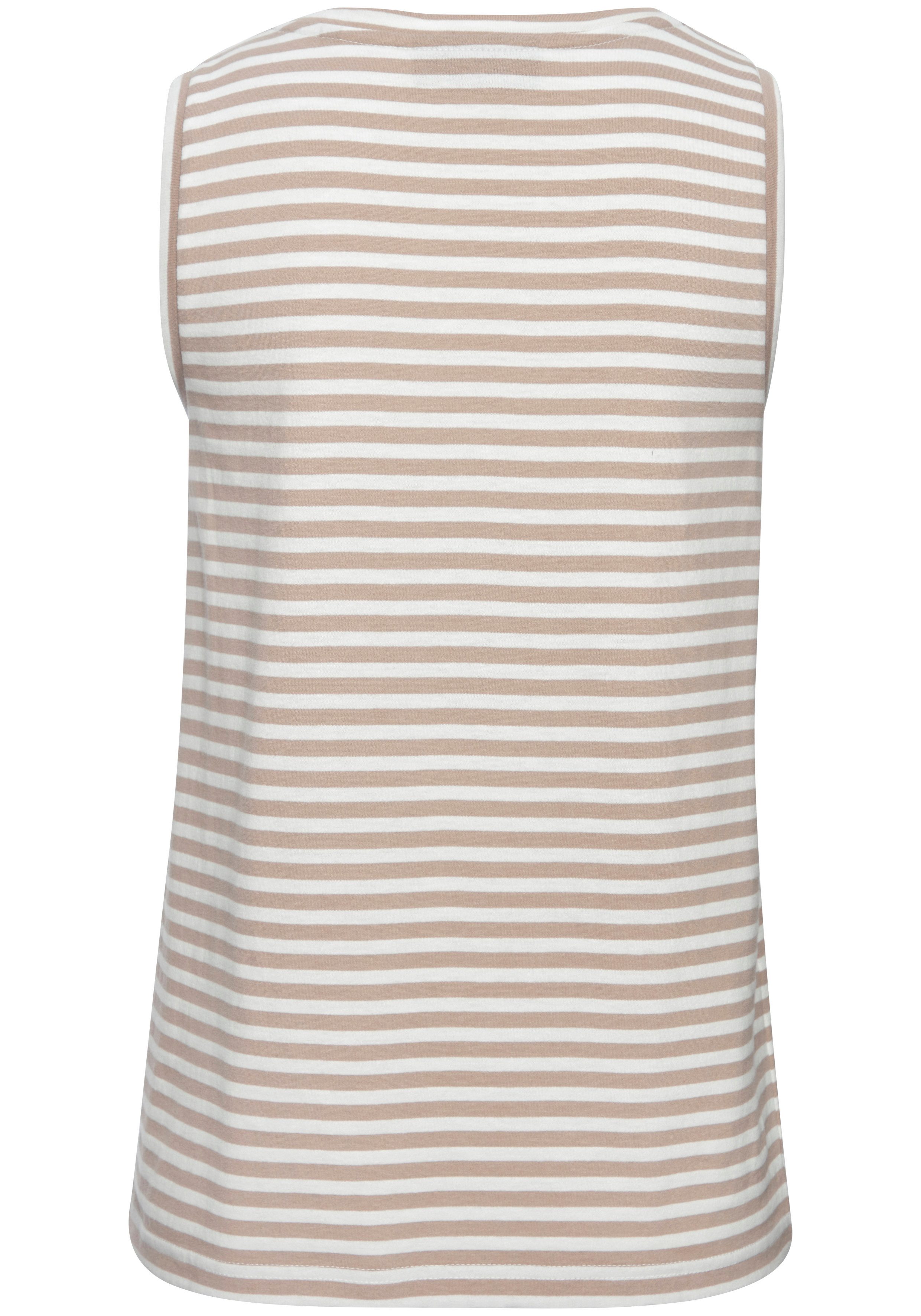 Elbsand Tanktop "Maavi" mit Streifenmuster Tanktop mit Streifenmuster, Jerseytop, lockerer Passform, Streifentop – Bild 4 von 5
