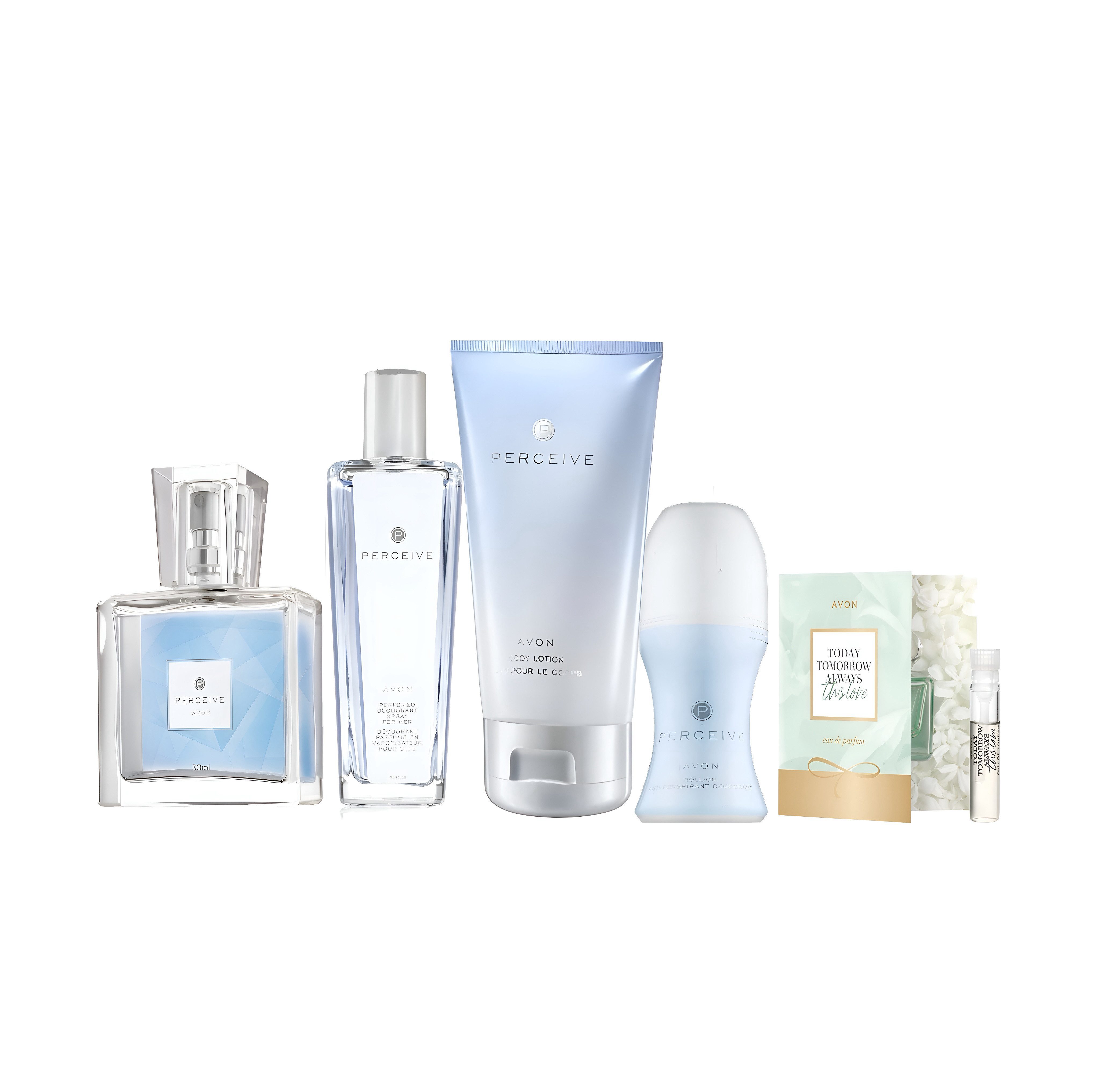Eau de Parfum PERCEIVE 30ml, Deospray 75ml, Körperlotion 125ml, Deoroller