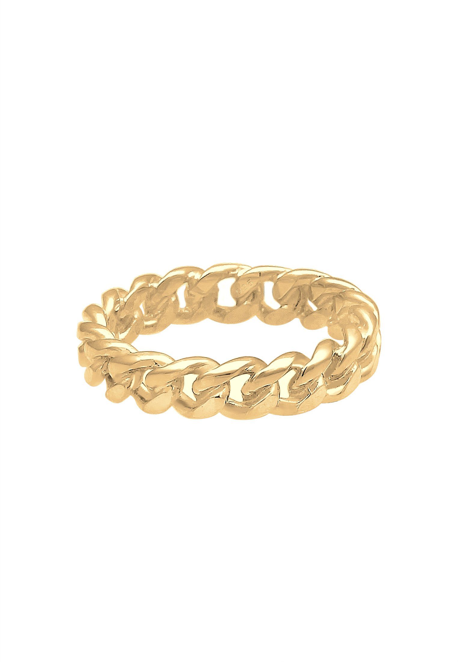 Elli Bandring Panzer Fingerring Gold Silber 925 Design