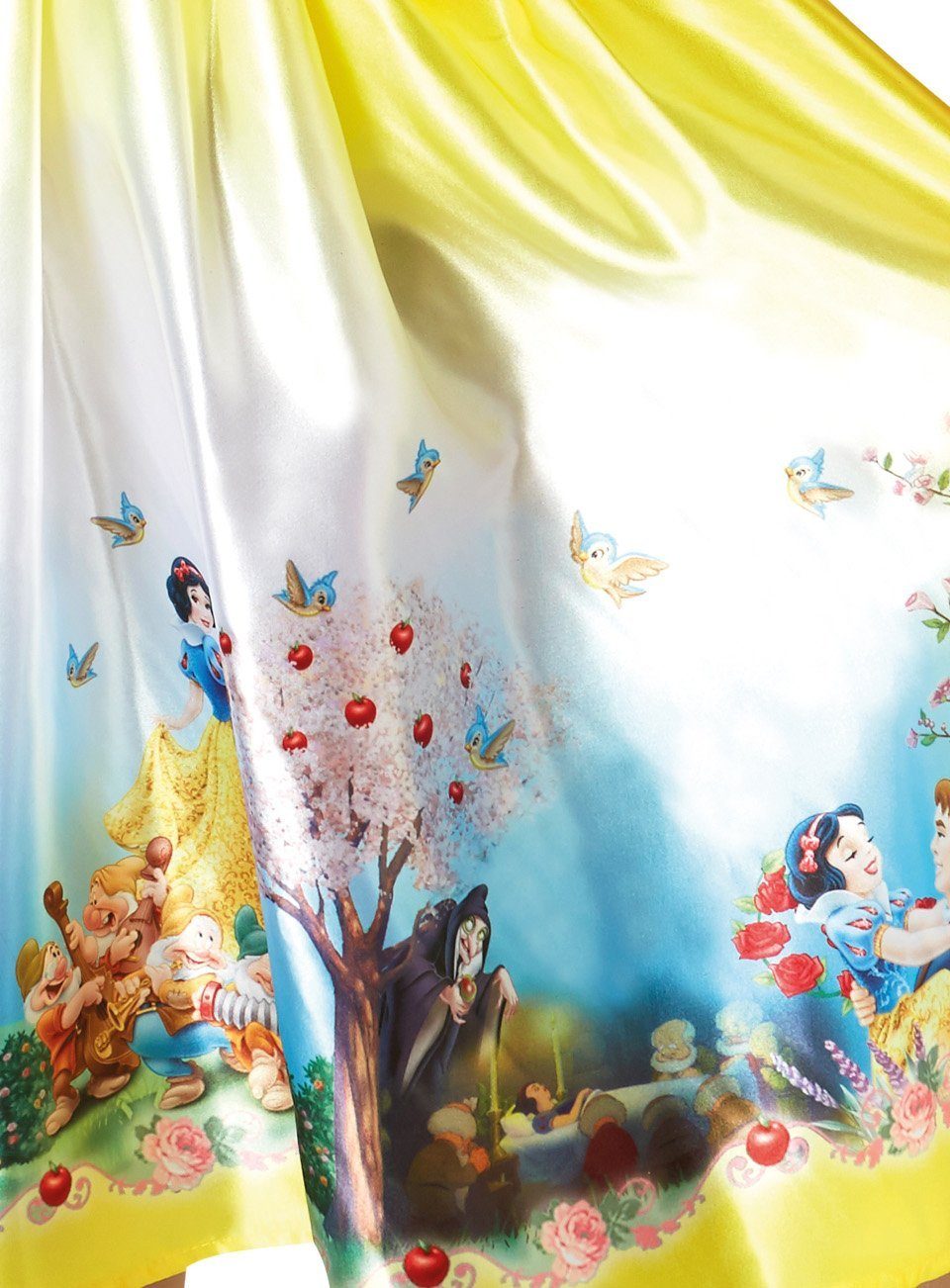Rubie´s Prinzessin-Kostüm Disney Prinzessin Schneewittchen Dream Kinderkostü, Traumhaftes Prinzessinnenkleid mit Szenen aus dem Disney-Spielfilm
