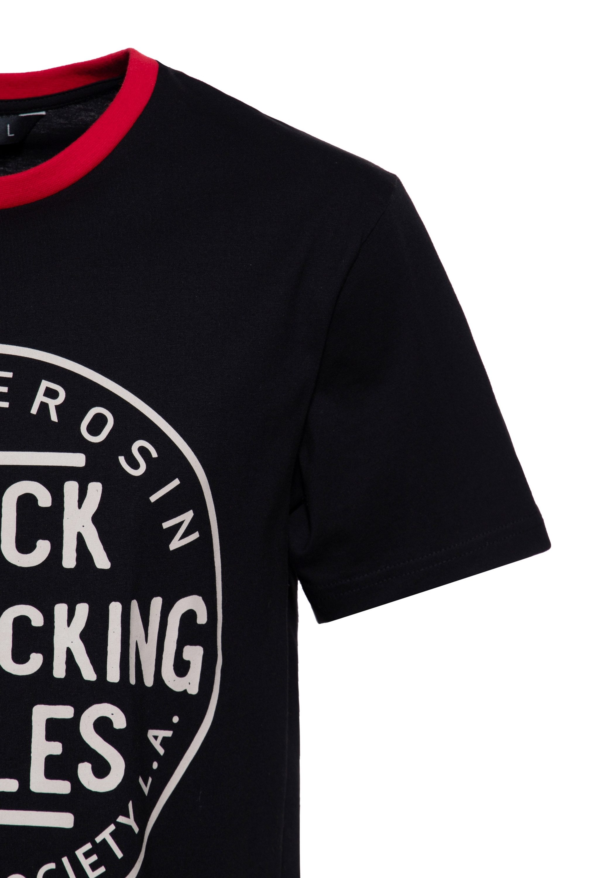 KingKerosin Print-Shirt Fuck The Fucking Rules (1-tlg) mit Statement-Print