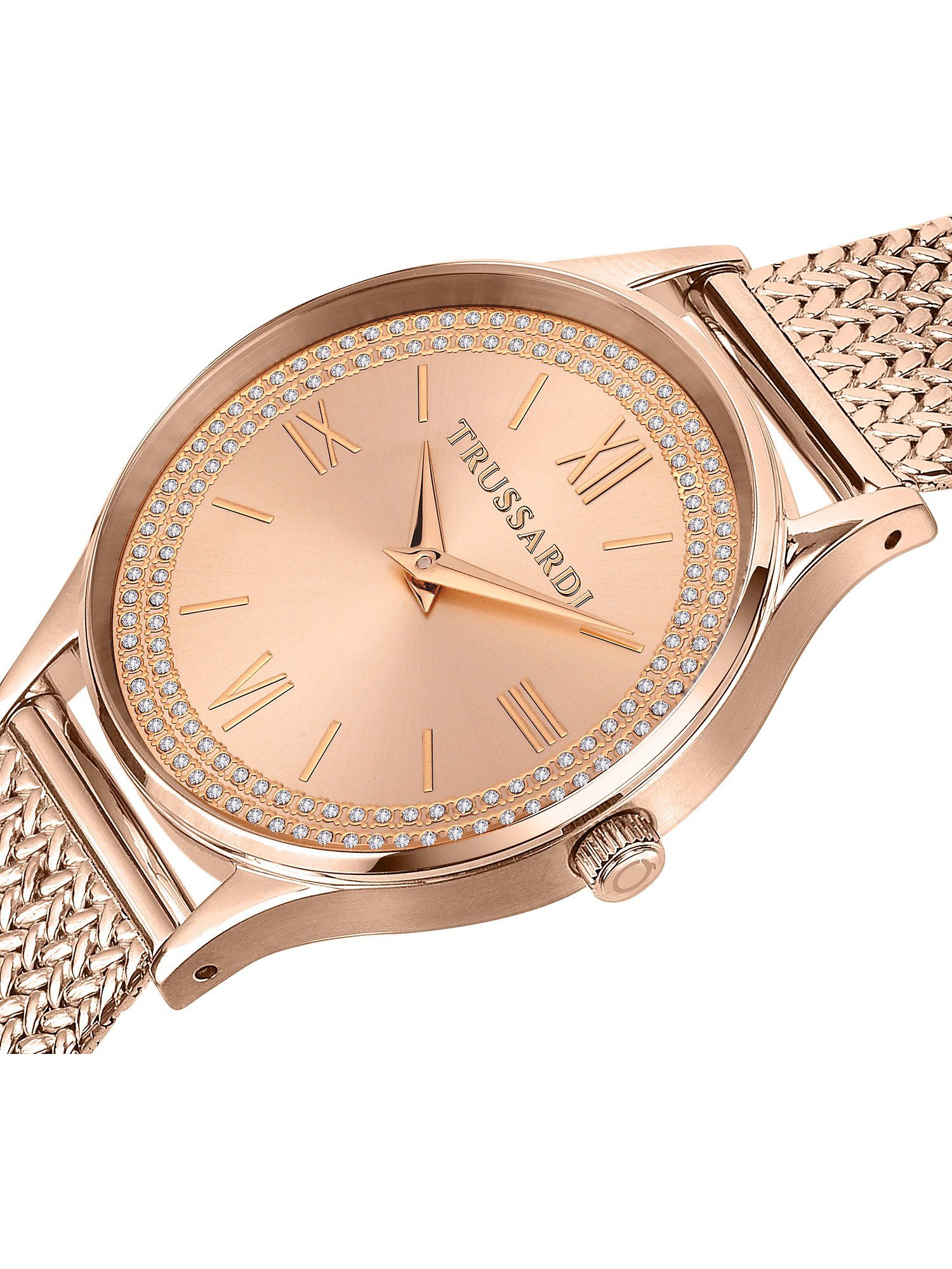 Trussardi Quarzuhr Trussardi Damen-Uhren Analog Quarz