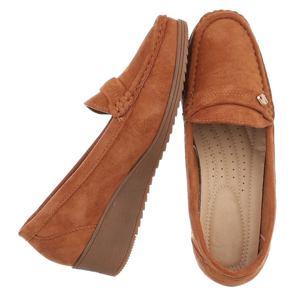 Ital-Design Eleganter Damen Slipper mit Wedge-Sohle und Details Slipper (90 günstig online kaufen