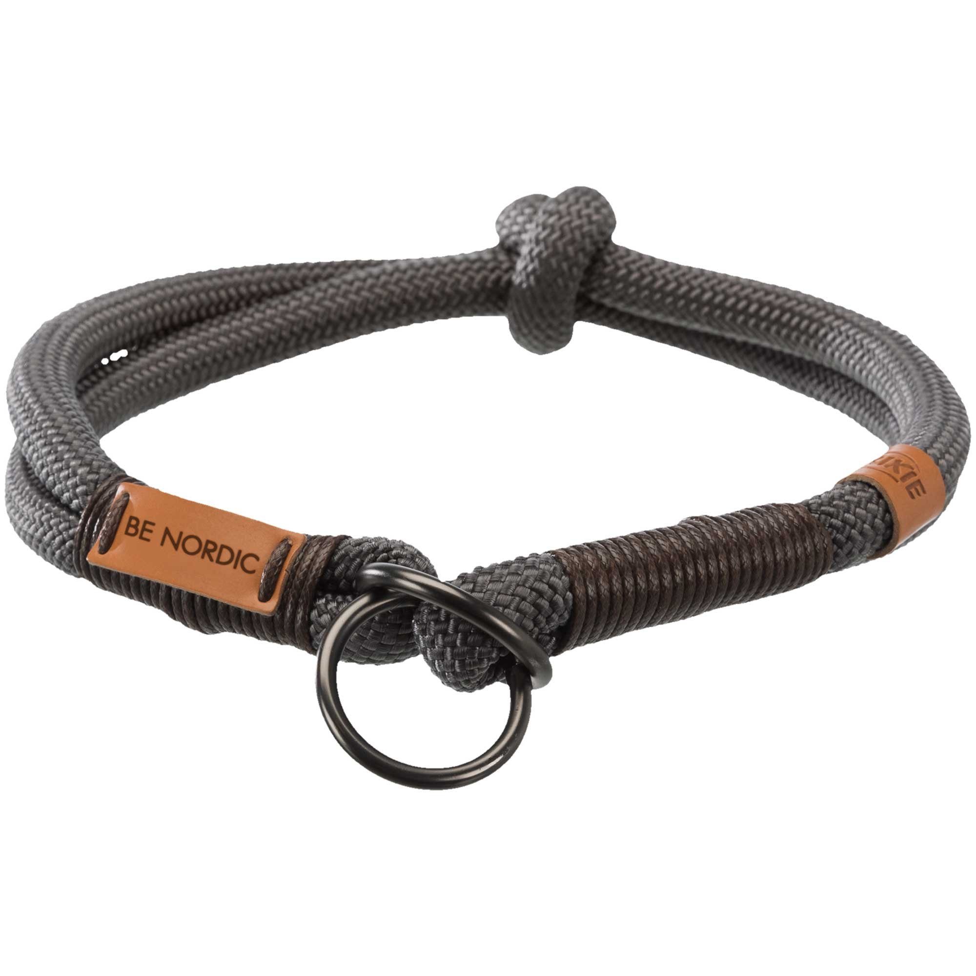 TRIXIE Hunde-Halsband Zugstopp Hundehalsband BE NORDIC, gewebtem Tau, verschiedene Größen