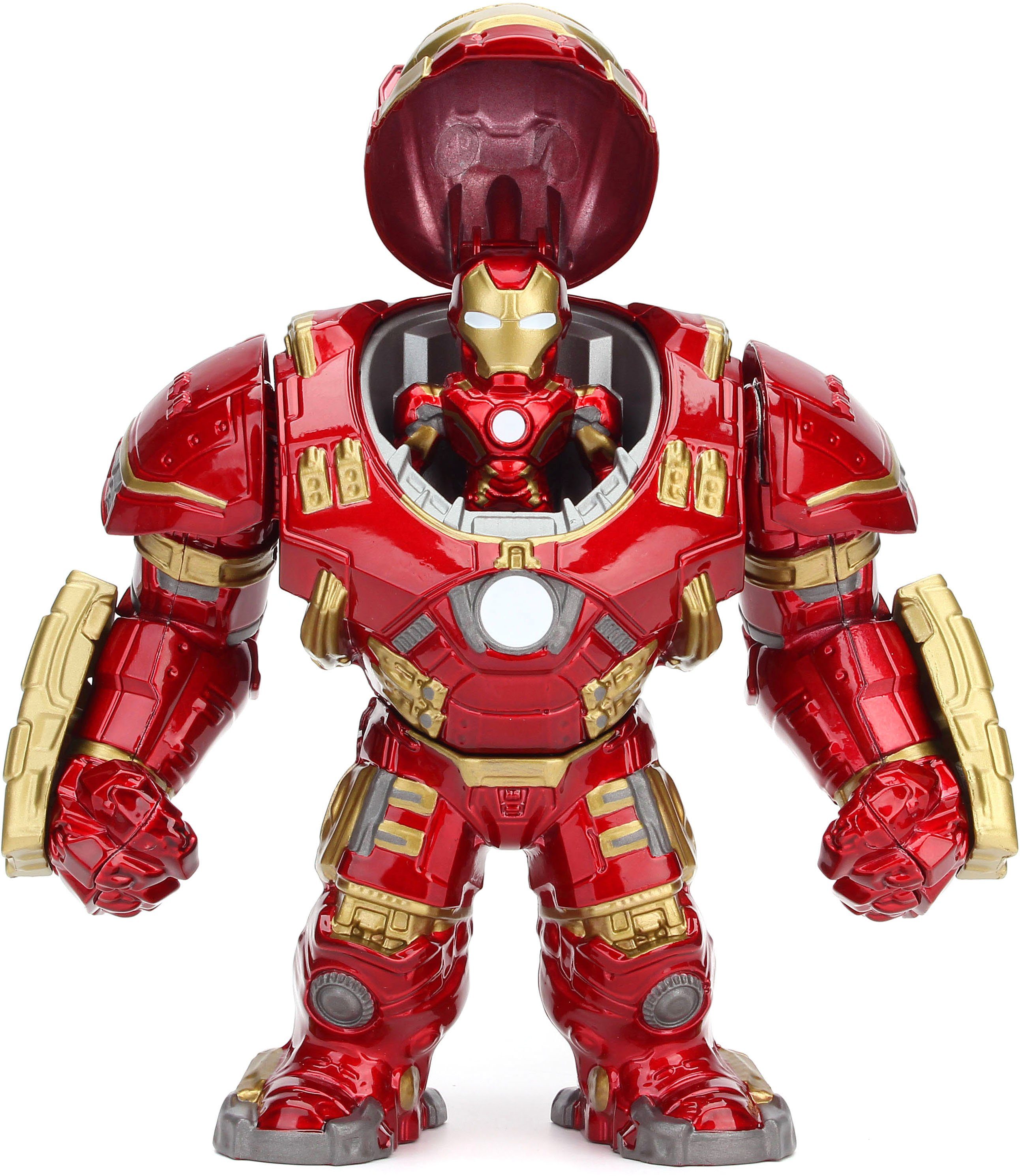 JADA Actionfigur Figur, Metall Ironman + Hulkbuster Marvel aus