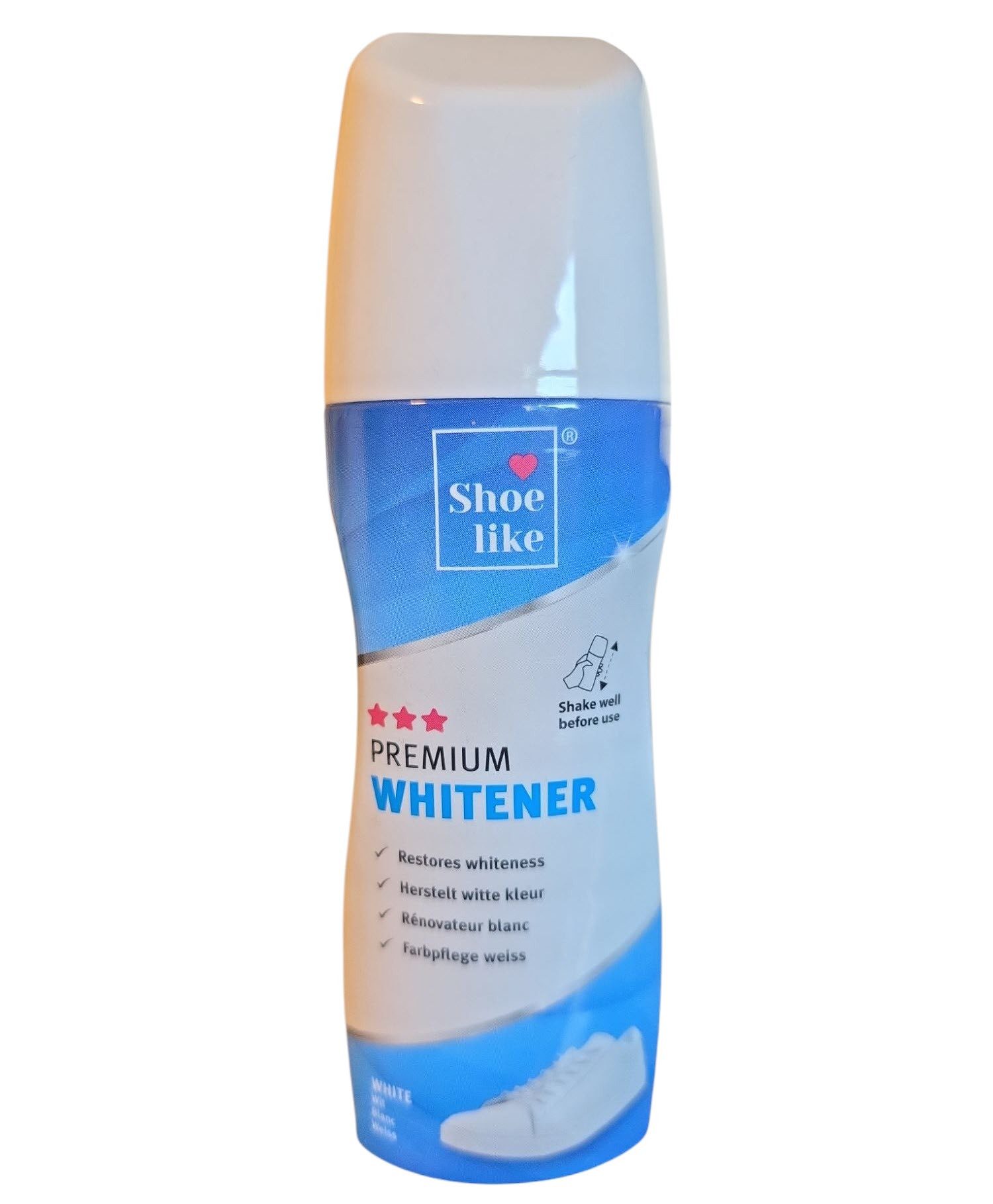Spectrum Sneaker Whitener 75 ml Weiß Farbe Schuhpflege Sportschuh Reiniger Schuh-Pflegeschaum