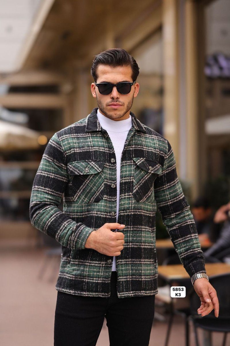 Megaman Jeans Flanellhemd Herren Holzfällerhemd Flanellhemd günstig online kaufen