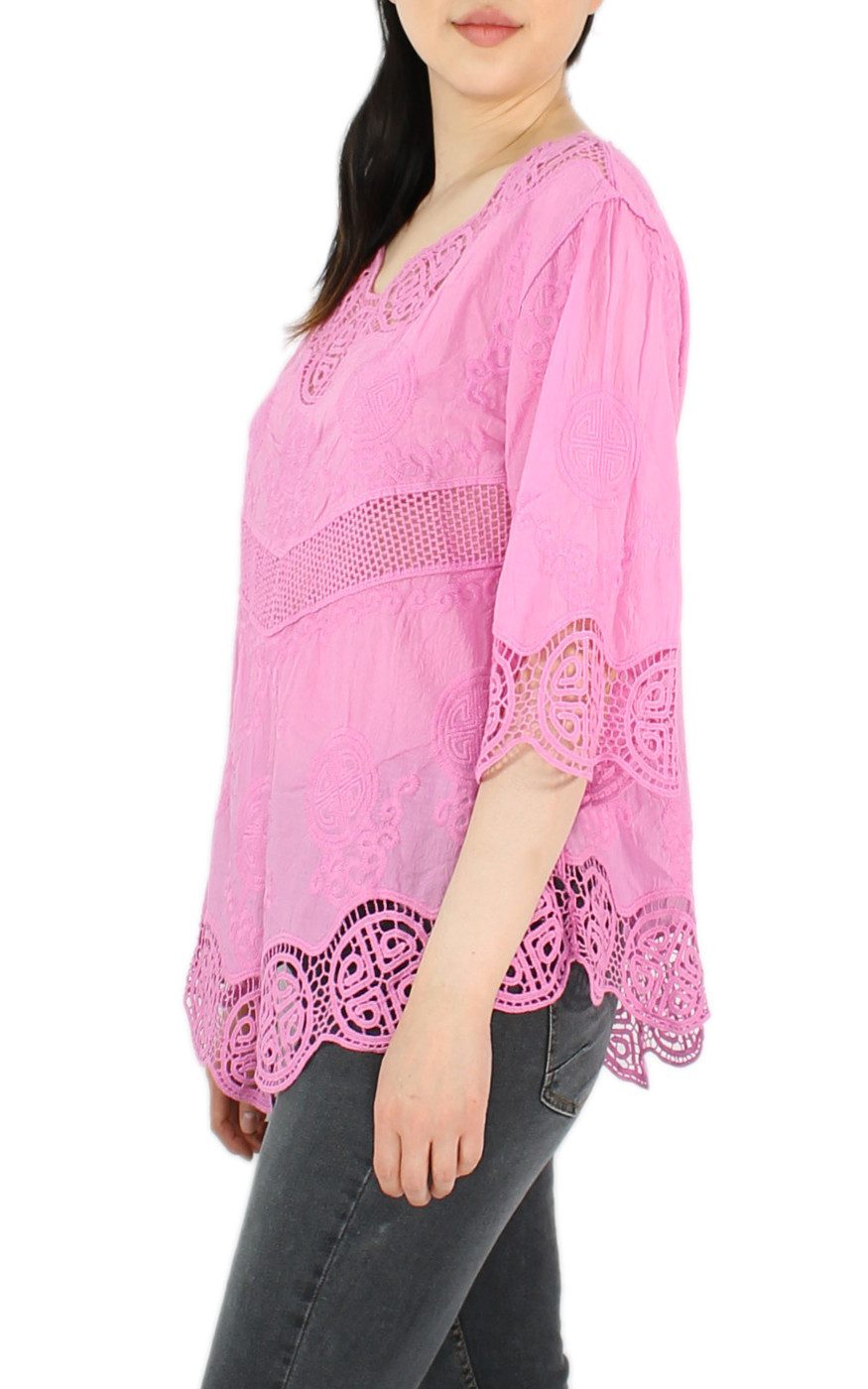 dy_mode Tunika Damen Tunika 3/4 Arm günstig online kaufen