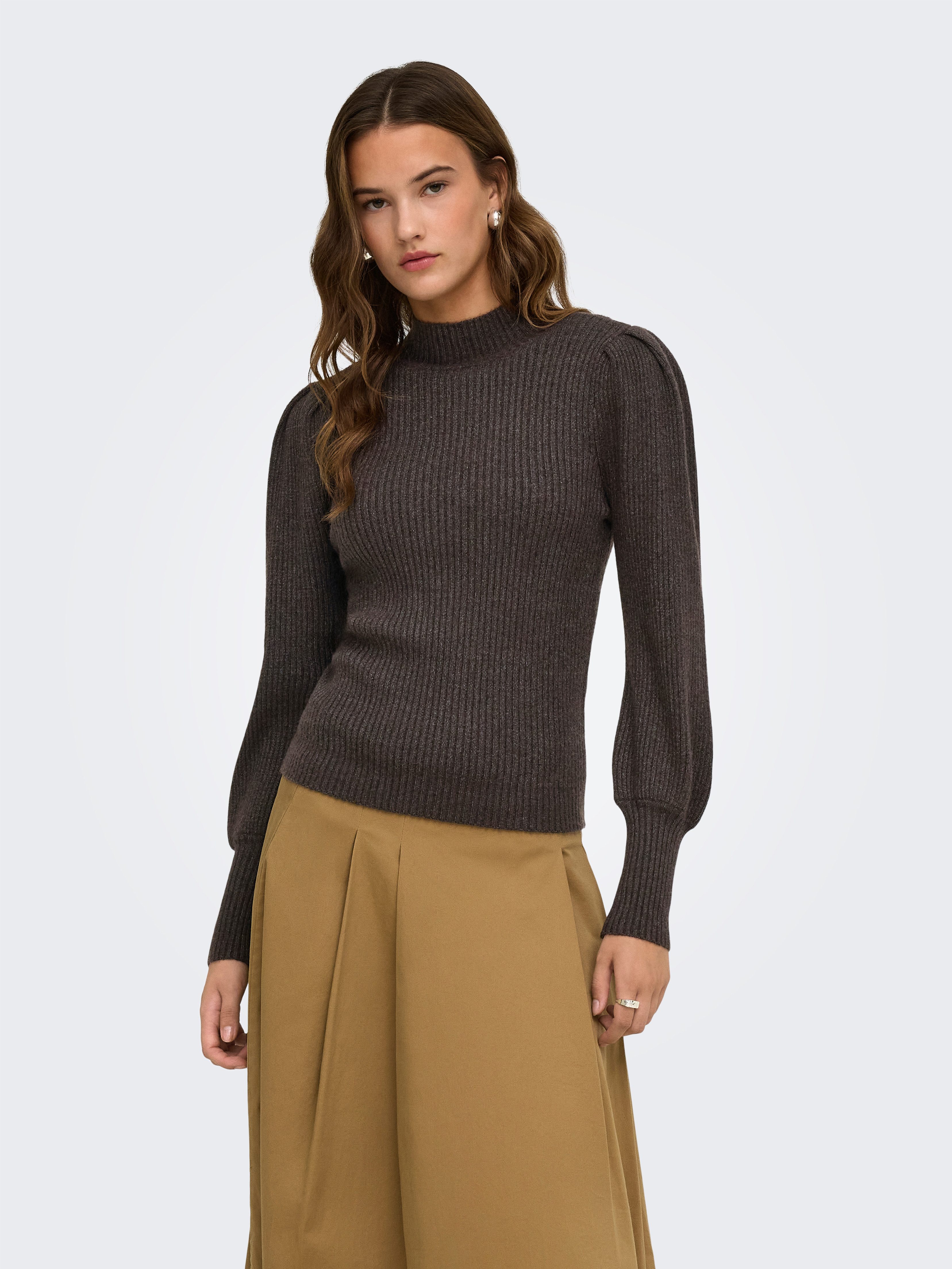 ONLY Strickpullover ONLKATIA L/S HIGHNECK PULLOVER KNT NOOS Viskosemischung