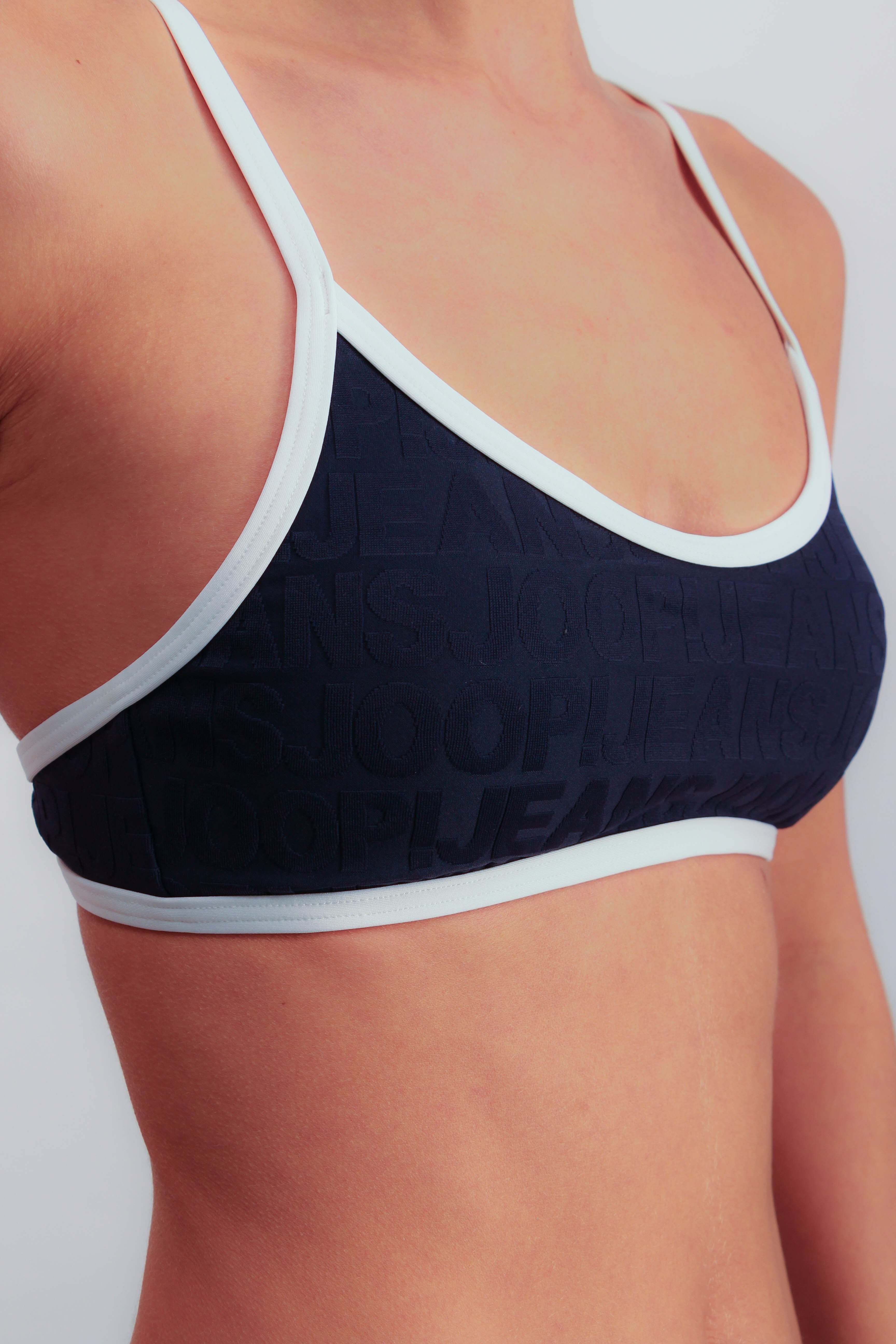 JOOP! Bustier-Bikini-Top JEANS! LOGOGRAM, mit wattierten günstig online kaufen