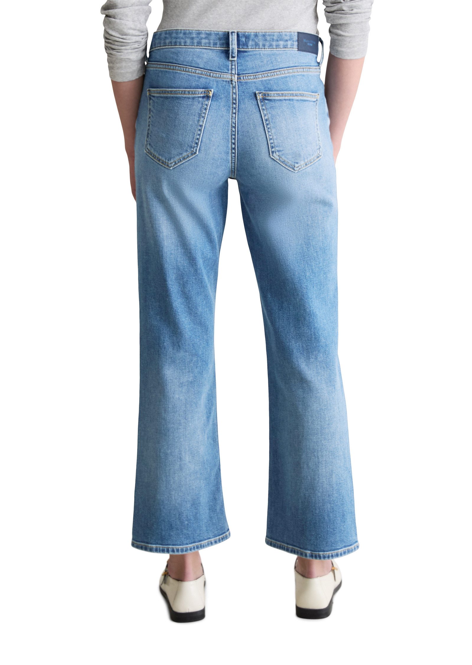 Marc O'Polo DENIM Schlagjeans aus Organic Cotton Stretch