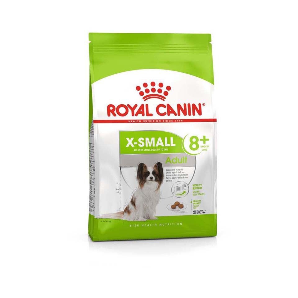 Royal Canin X-Small Adult 8+ 500 g, Trockenfutter für: Hund