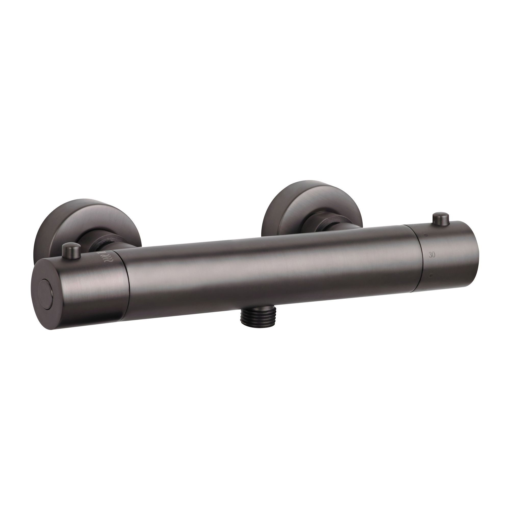 SCHÖNER WOHNEN-Kollektion Duscharmatur DICU mit Thermostat Verbrühschutz Industrial, Mischbatterie mit Schlauchanschluss 1/2"