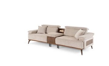 JVmoebel Wohnzimmer-Set Elegante Couchgarnitur Designer Viersitzer Dreisitzer Sessel, (3-St., Nur Sofas 4 Sitzer + 3 Sitzer + Sessel), Made in Europa