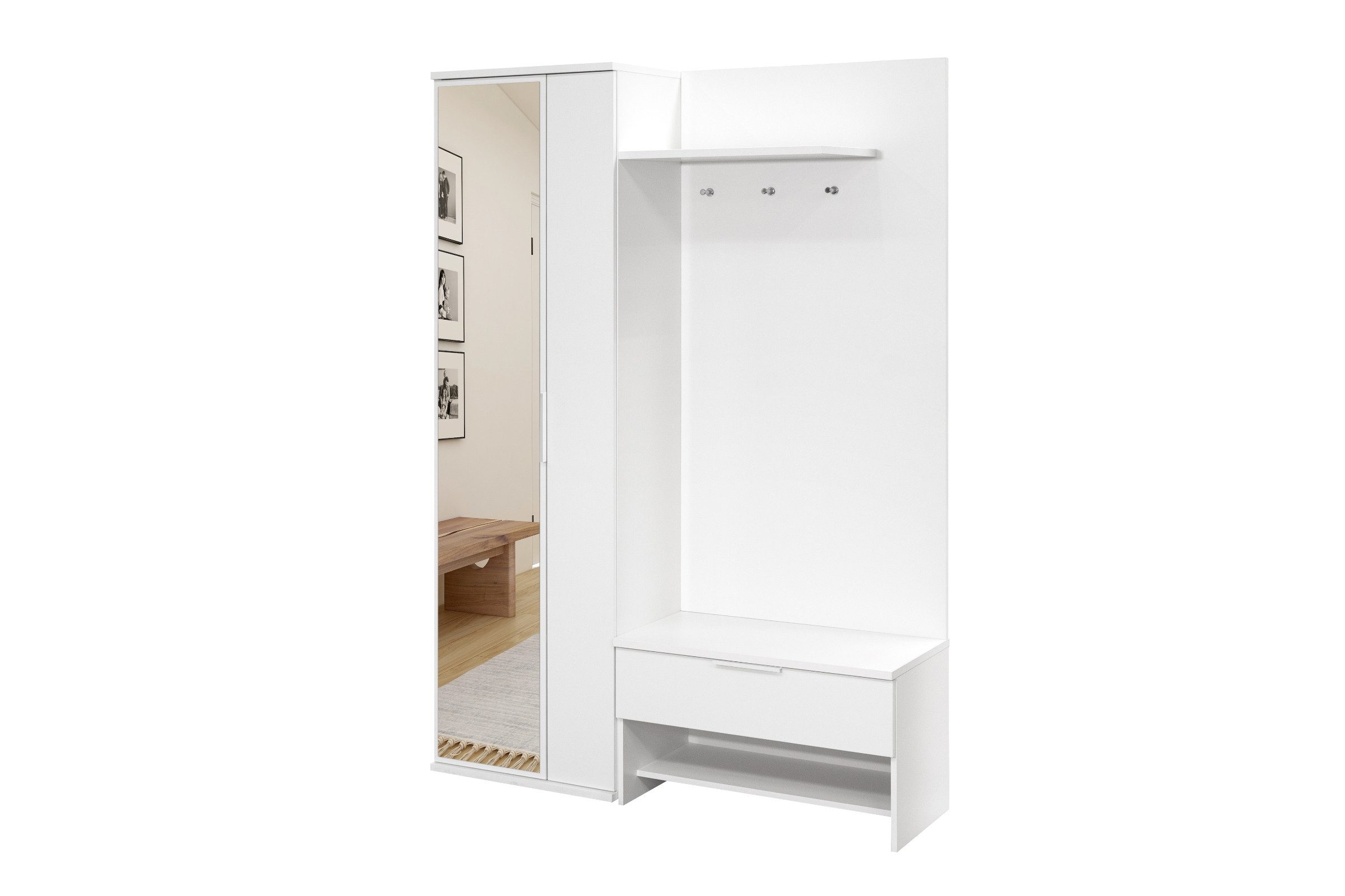 Deine Möbel 24 Garderobenschrank MILANO Garderobe günstig online kaufen