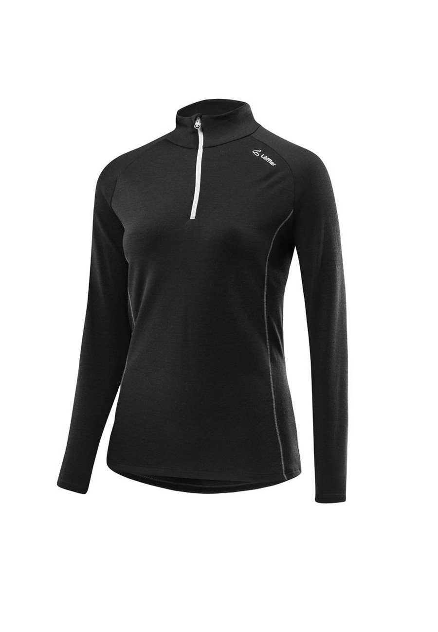 Stillpullover Löffler Damen MIDLAYER TRANSTEX® MERINO 26266 schw
