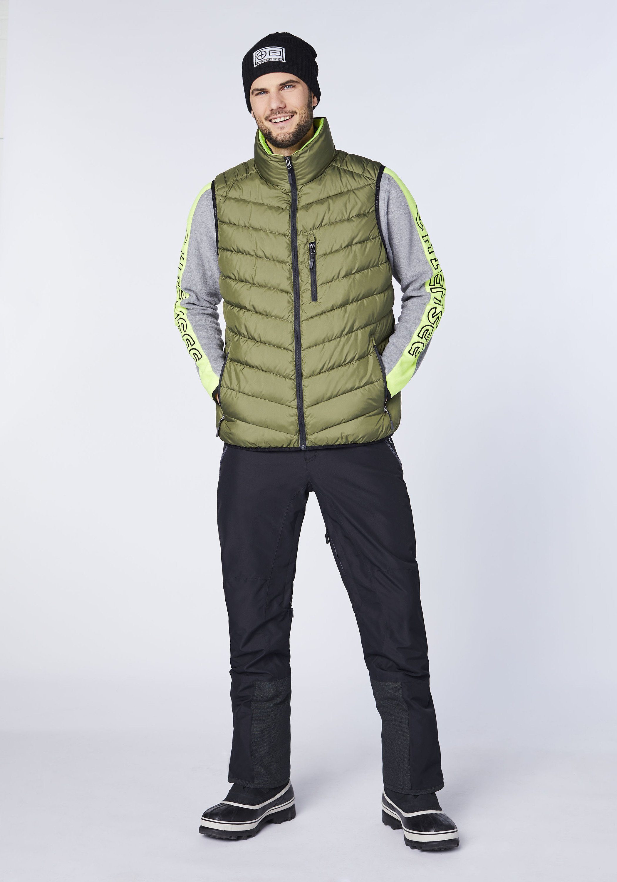 Chiemsee Steppweste Weste in trendiger Stepp-Optik 1 (1-tlg)