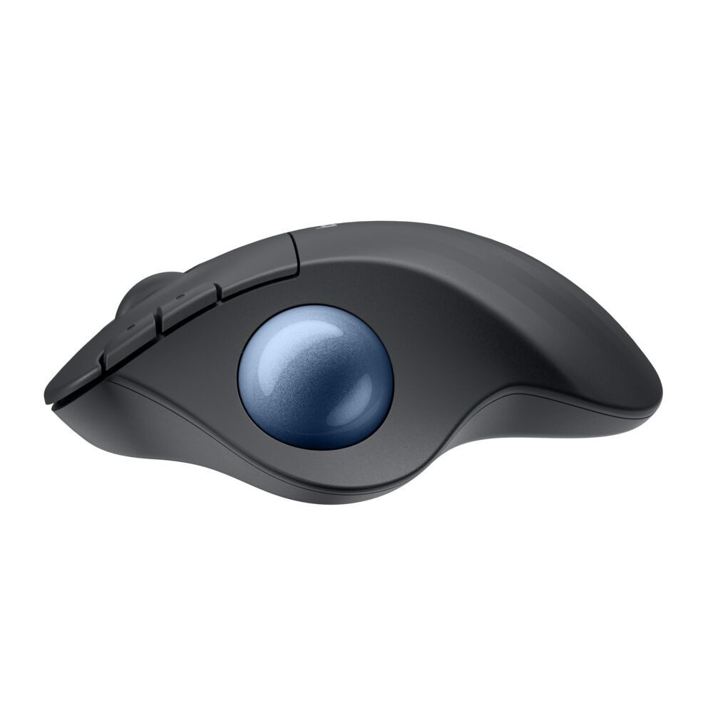 Logitech ERGO M575S Wireless Trackball - GRAPHITE+BLUE BALL - EMEA28-935 Gaming-Maus (kabellos)