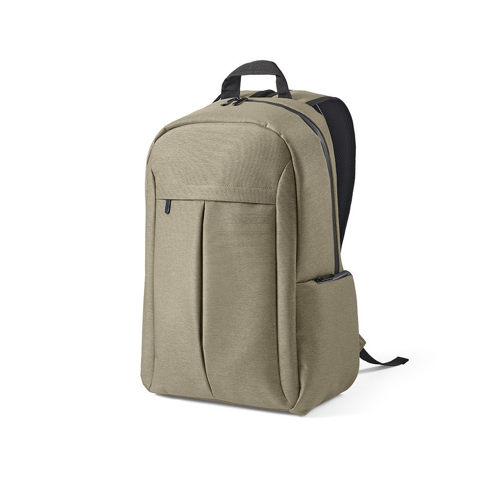 CABBEL Rucksack Rucksack 22L Laptop 17 Zoll wasserdicht rPET Trolley nachhaltig 22L (Rucksack, 1-tlg., Einzelartikel), Kamel, recyceltes Polyester, gepolstert, ergonomisch, Schulterriemen