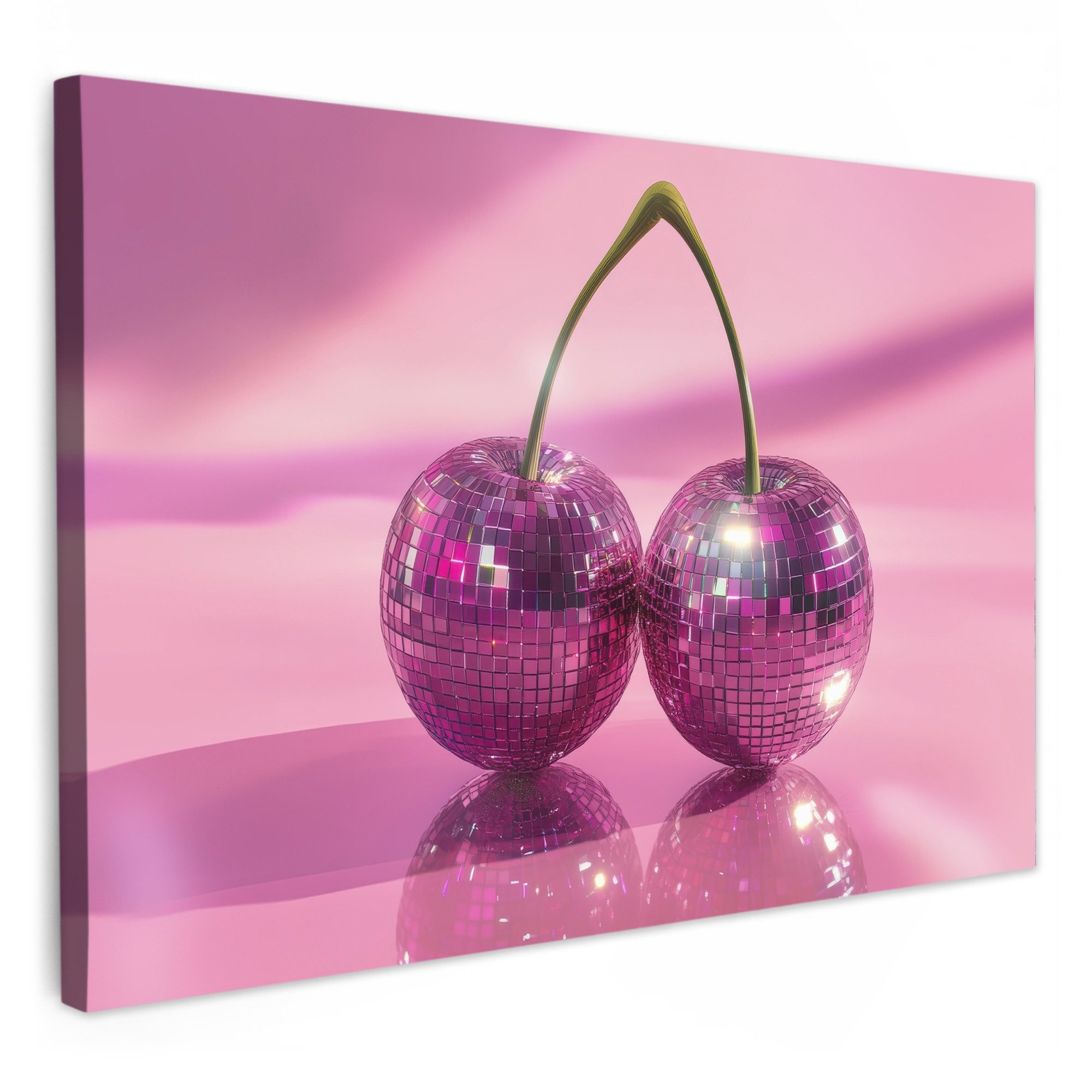 OneMillionCanvasses® Leinwandbild Glitzer - Discokugel - günstig online kaufen