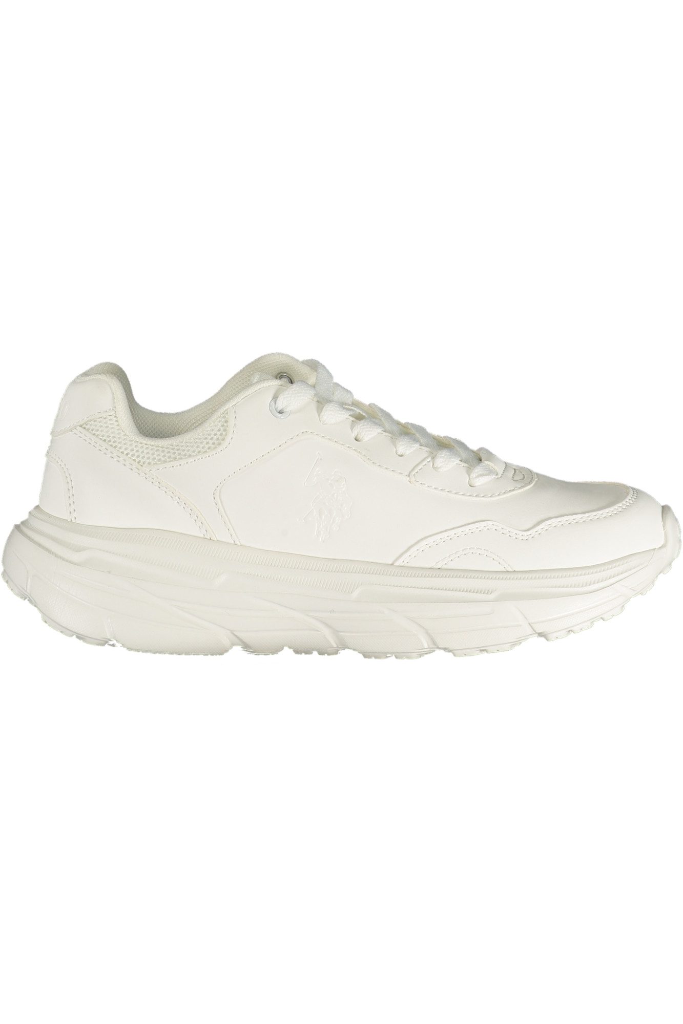 U.S. Polo Sneaker Elegante Damensneaker: Weißer Sportschuh mit