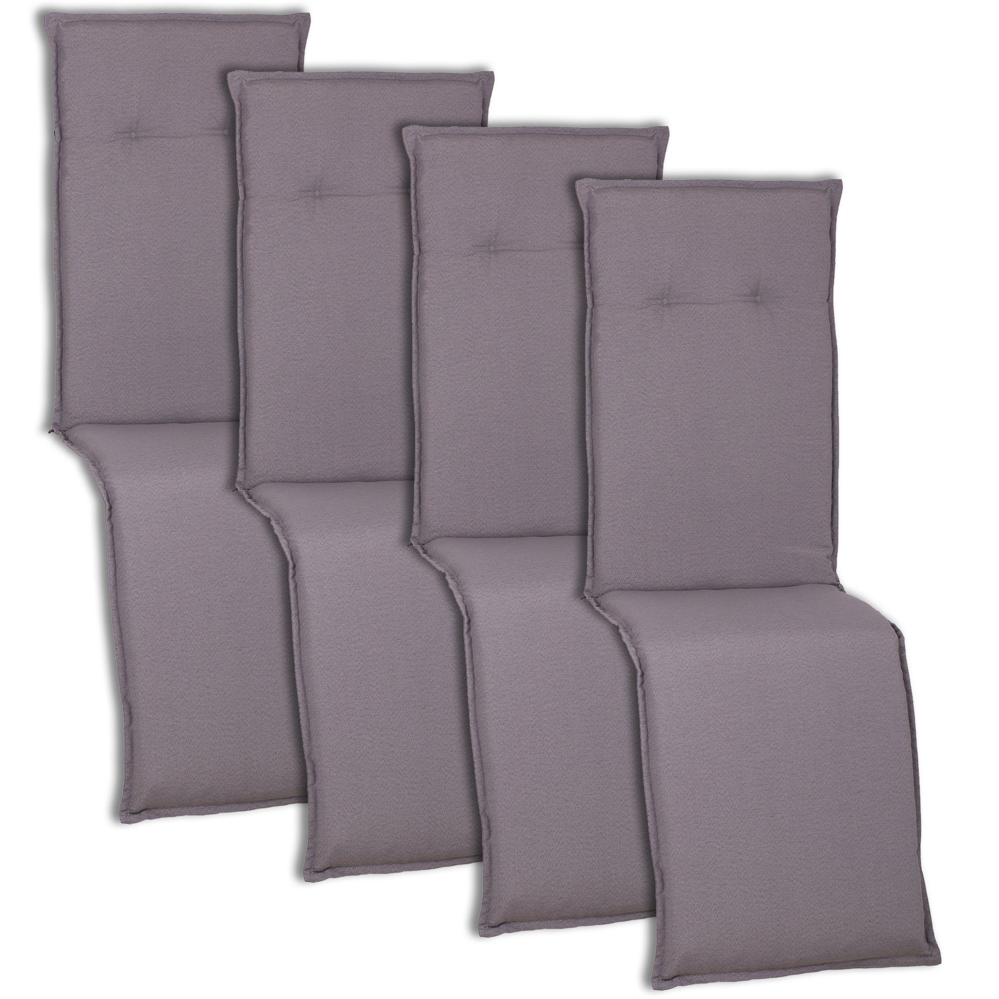 NYVI Sesselauflage Relaxliegenauflagen 4er Set Piemont günstig online kaufen