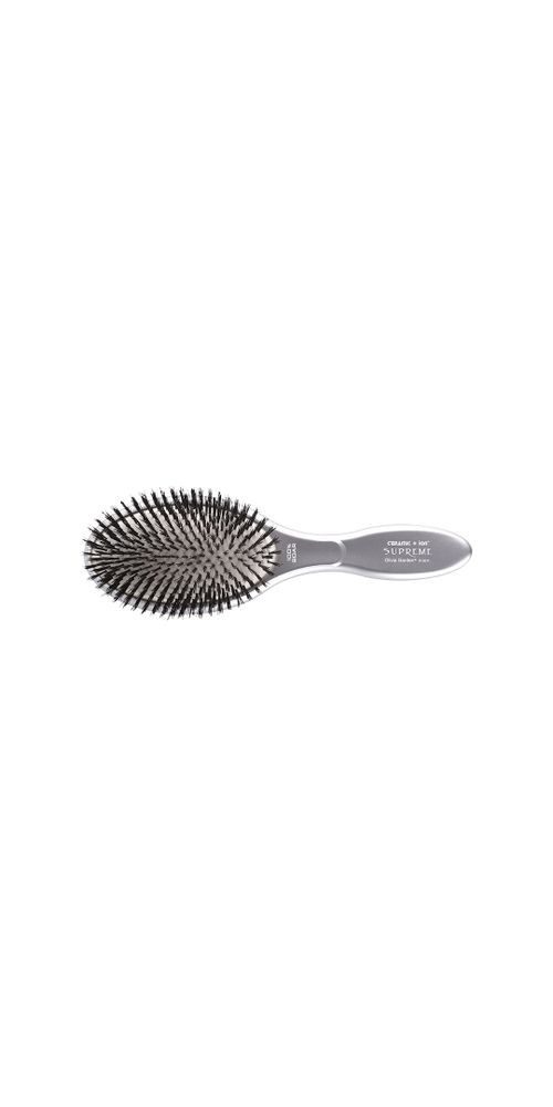 OLIVIA GARDEN Haarbürste Olivia Garden Expert Care Oval Boar Silber