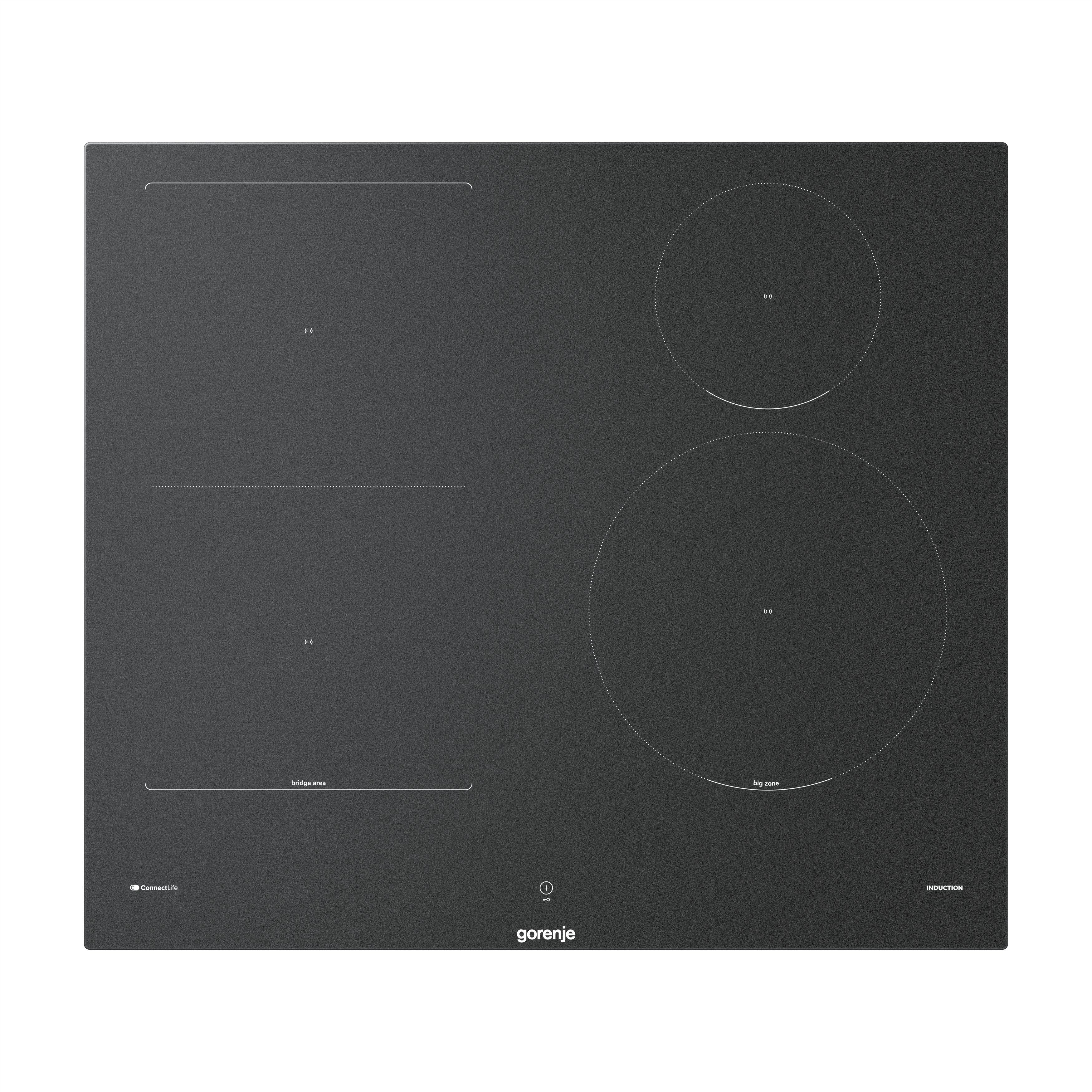 GORENJE Flex-Induktions-Kochfeld GI6433SRWF, Infinity-Matt, kratzresistent, Bridge-Zone, Flex-Induktion