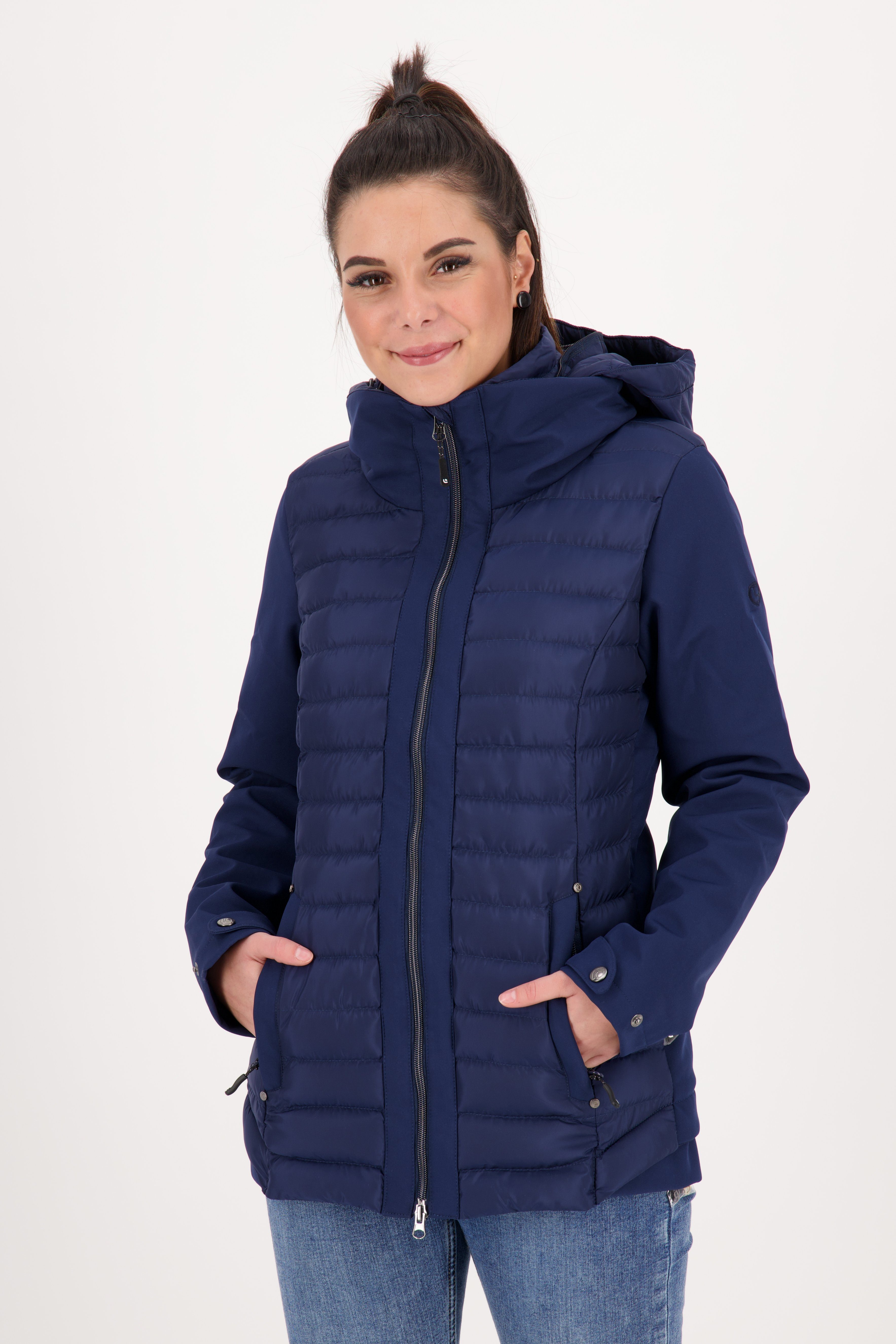 Steppjacke LPO Women CS II navy AIMEE und Kapuze blazer GILMOUR Stehkragen mit