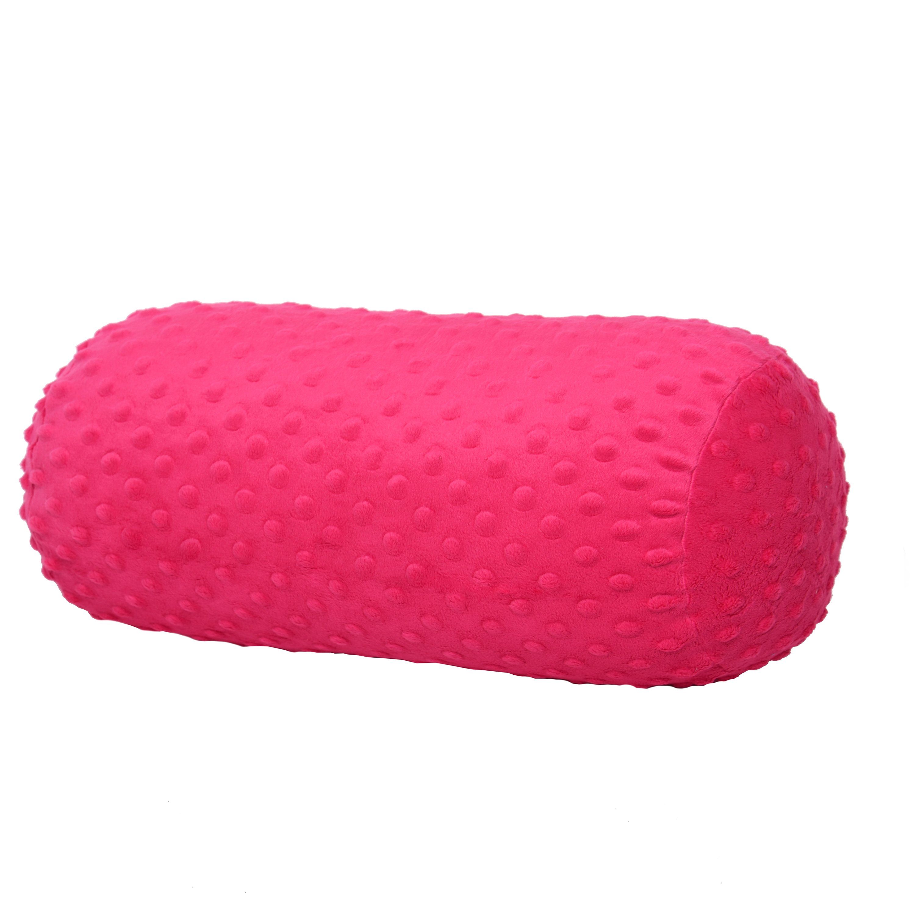 Dr. Berger Living Nackenkissen Dr. Berger Nackenrolle Minky Fuchsiapink 40 x 16 cm