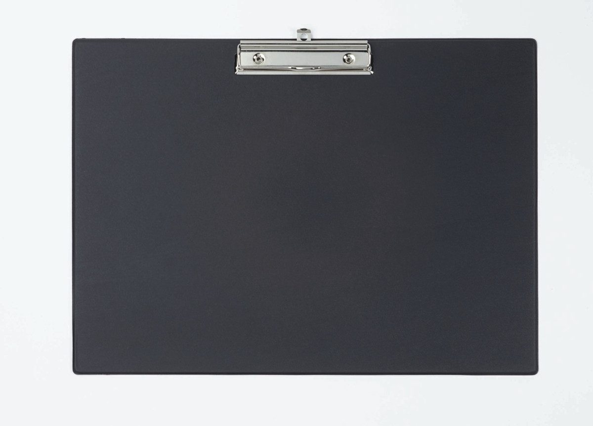 Schreibmappe Schreibplatte A3 quer Kunststoff schwarz