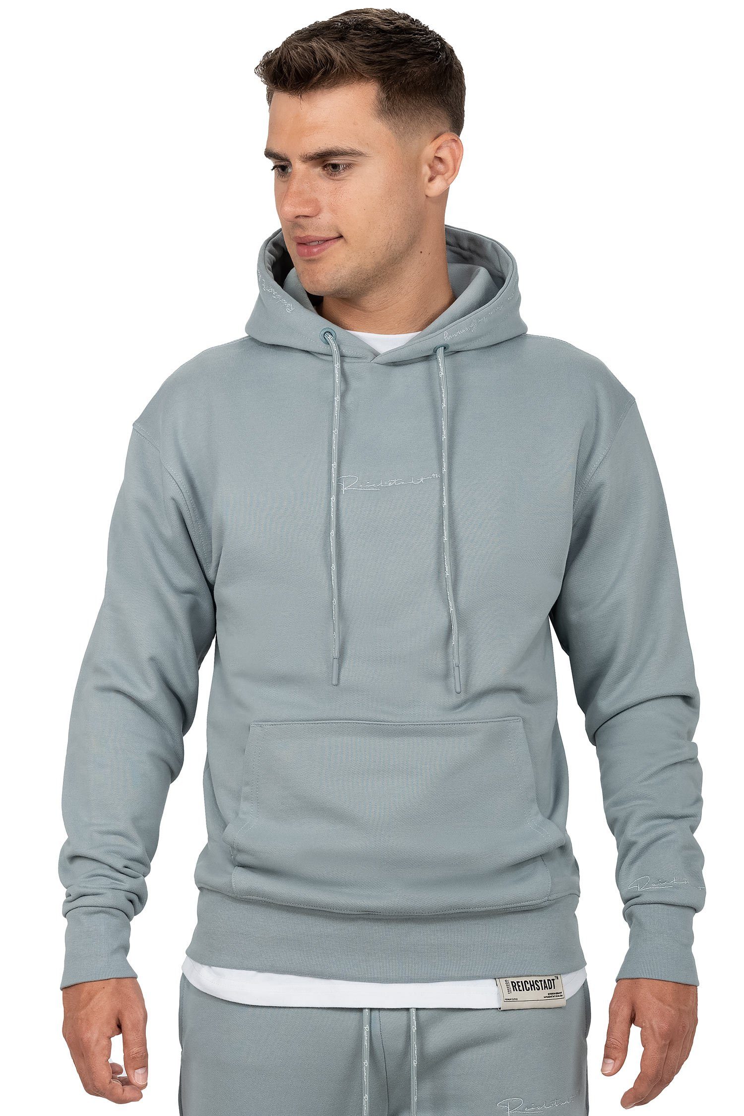 Reichstadt Kapuzenpullover Casual Basic Hoodie 23RS034 (1-tlg) mit Eleganten Details