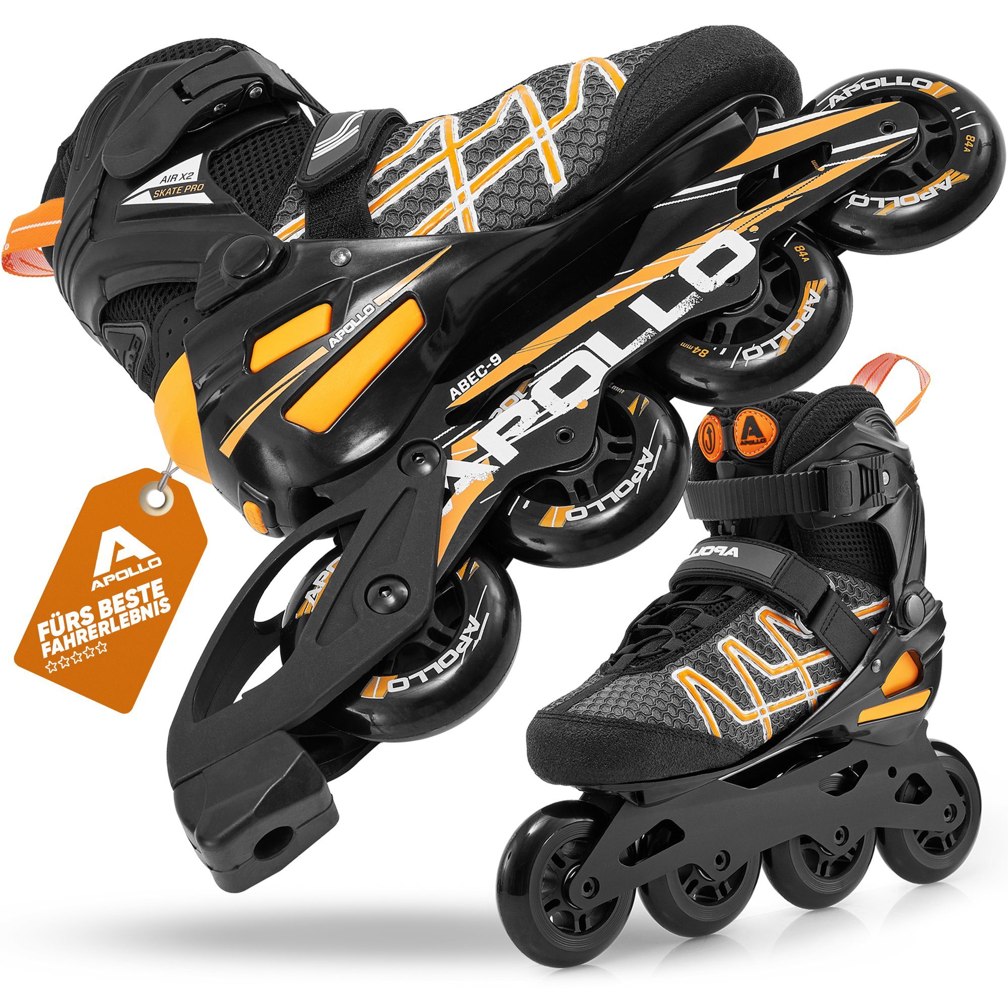 Apollo Роликовые коньки Fast Entry Inline Ролики Inliner Air Flow X2, Inliner für Teenager, Damen und Herren