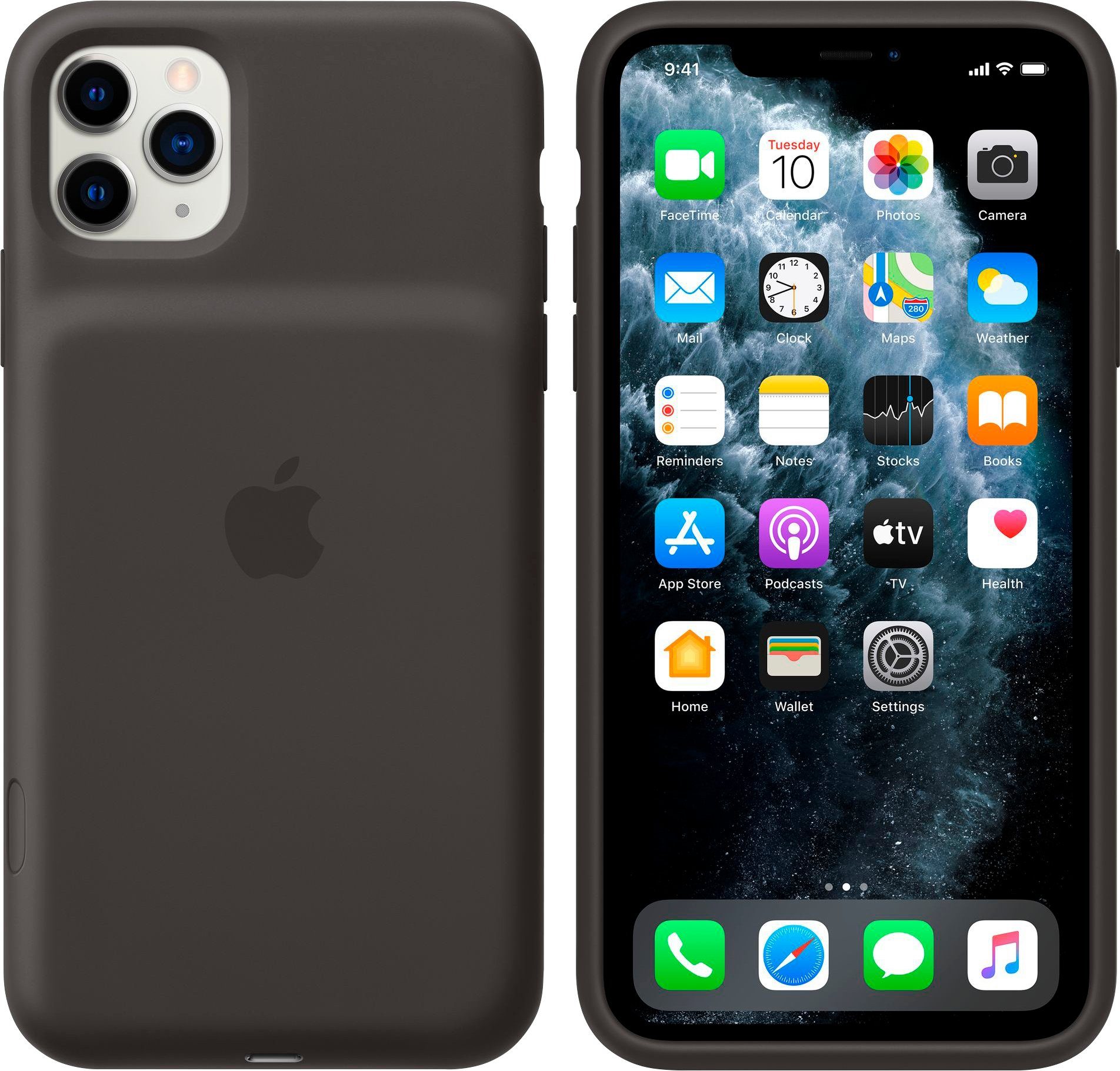 Apple Smartphone-Hülle iPhone 11 Pro Max Smart Battery Case with Wireless  Charging
