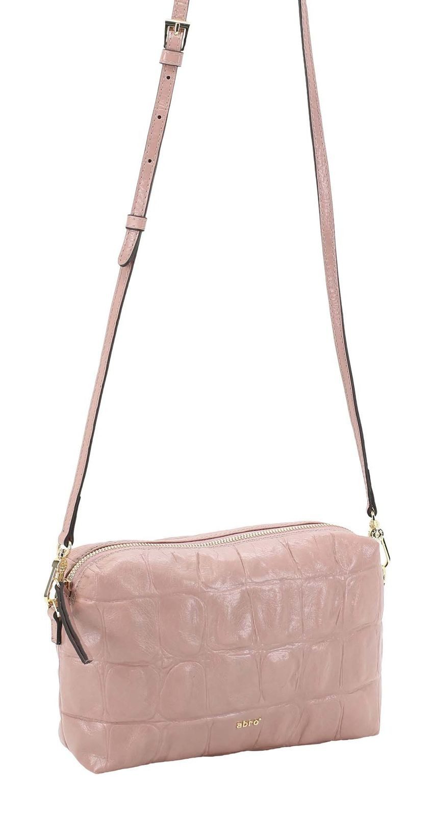 Abro Schultertasche Crossbody Bag Kaia, aus echtem Rindsleder