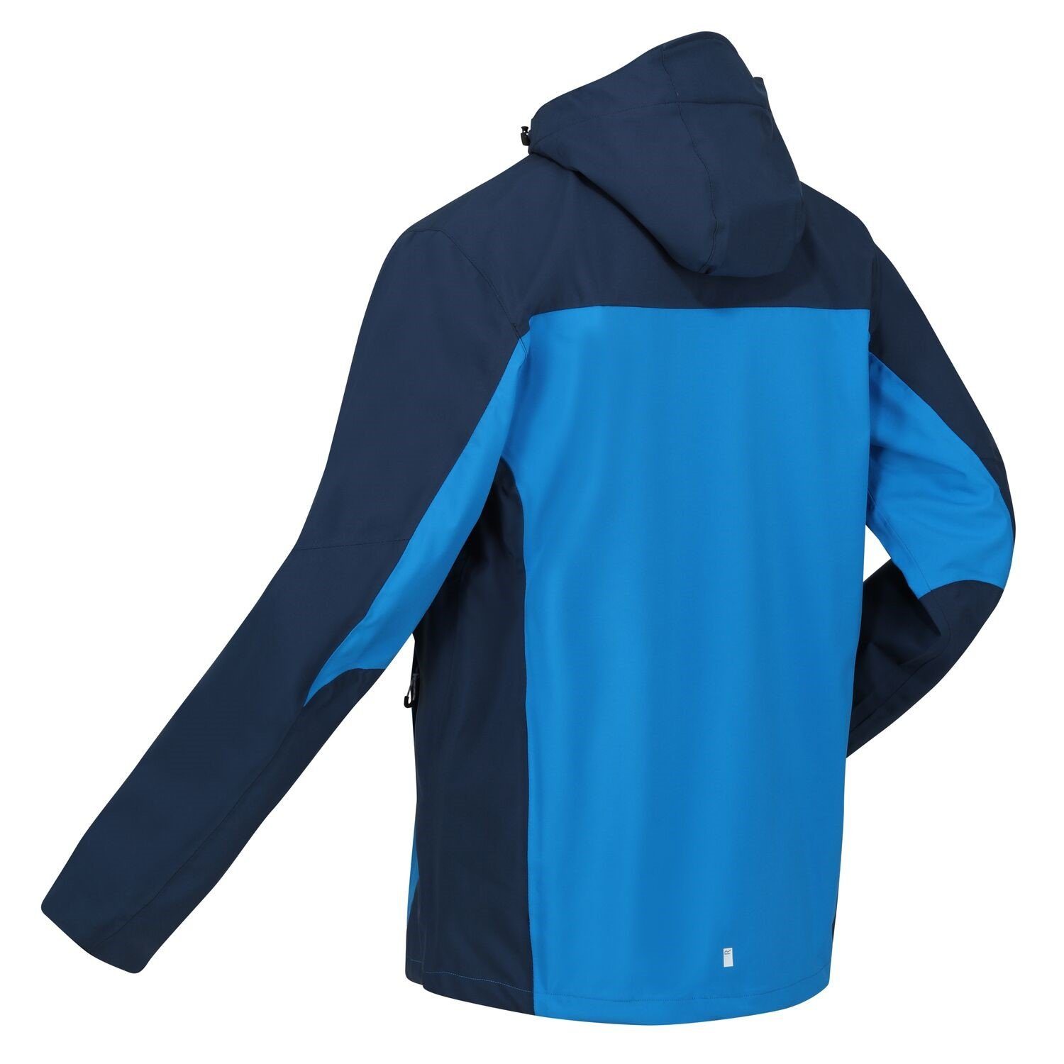 Herren und Regatta Outdoorjacke Winddicht Blau Wasserdicht Regenjacke Birchdale