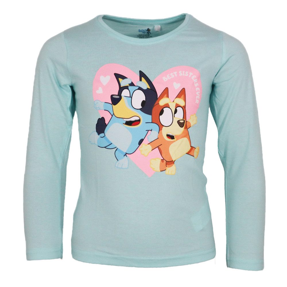 Langarmshirt Bluey Bingo Kinder Mädchen Langarmshirt langarm Shirt