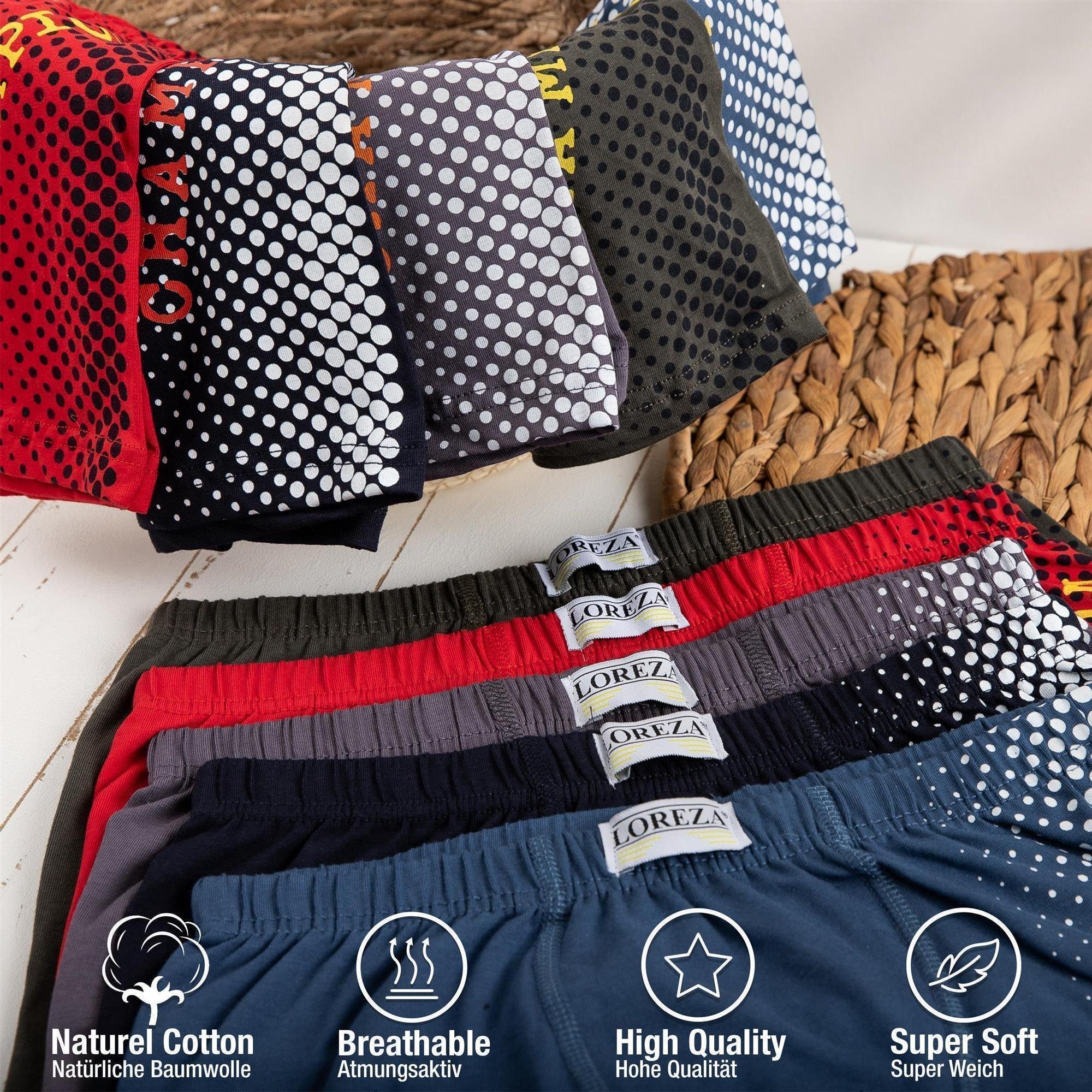 LOREZA Boxershorts 10er Set Jungen Boxershorts - Champion - Bunt (Spar-Packung, 10-St) – Bild 5 von 5