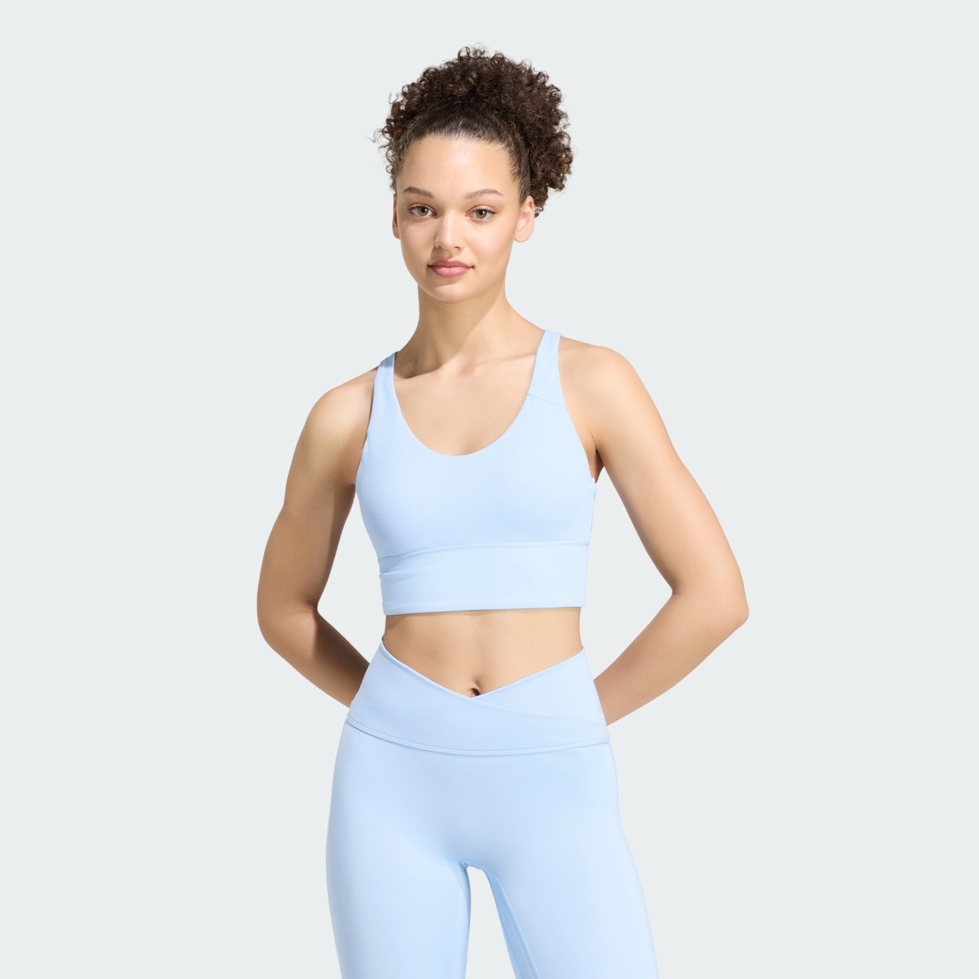 adidas Performance Sport-BH 3-STREIFEN STUDIO ALL ME LIGHT SUPPORT BH (1-tlg)