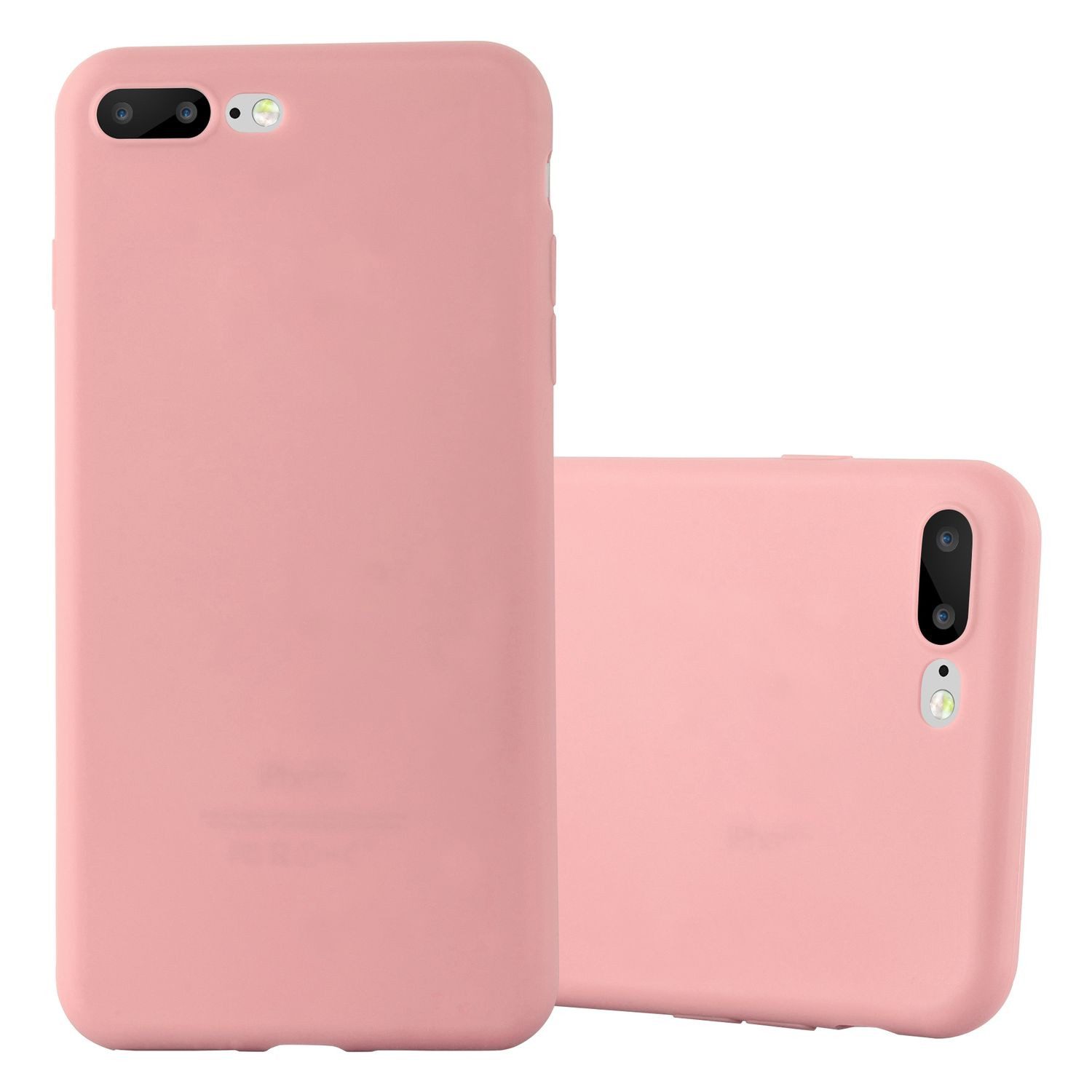 Cadorabo Handyhülle für iPhone 7 PLUS / 7S PLUS / 8 PLUS Hülle Apple iPhone 7 PLUS / 7S PLUS / 8 PLUS, Flexible TPU Silikon Handy Schutzhülle - Hülle - ultra slim