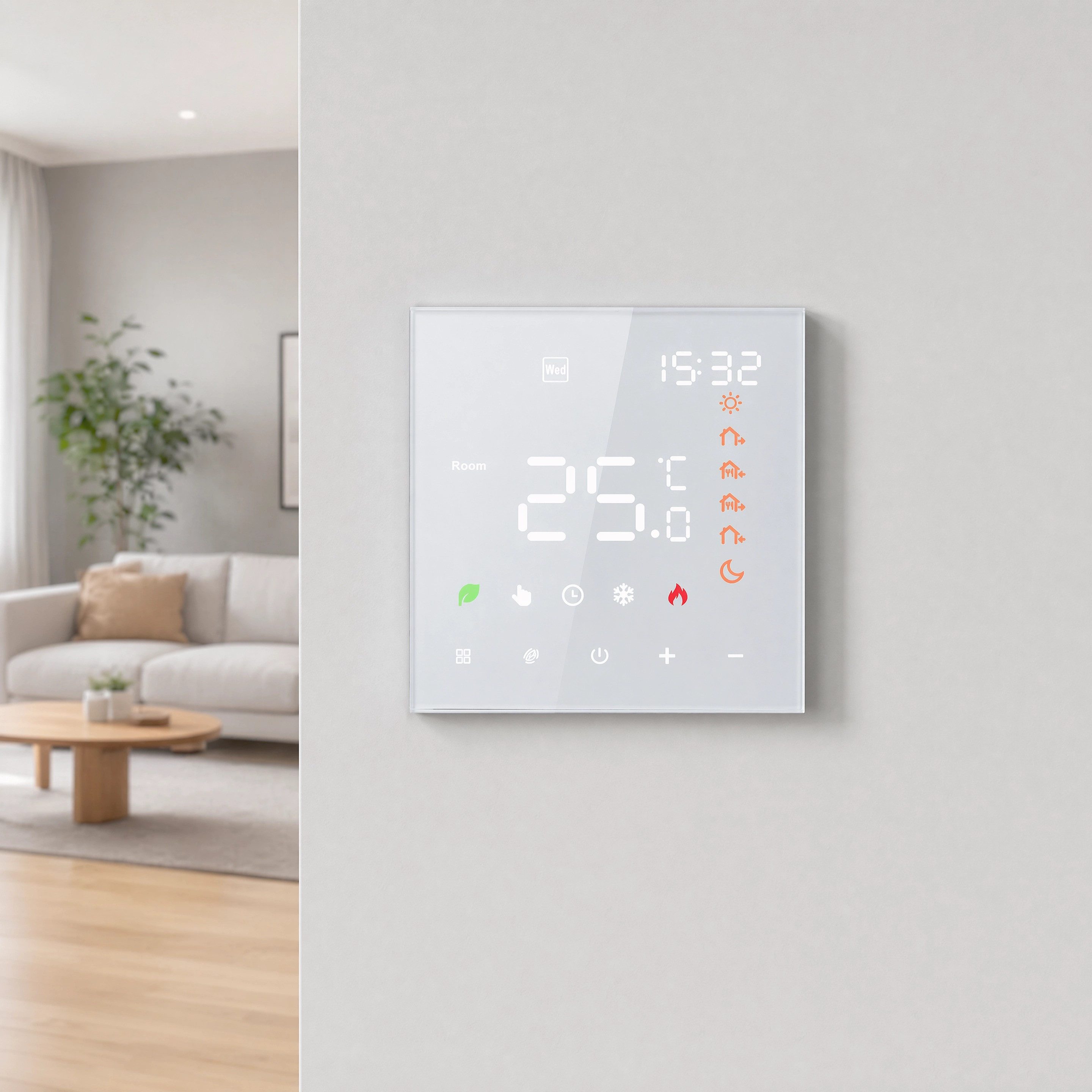 GARRYFIZH Raumthermostat Raumthermostat Digital Raumtemperaturregler, (LCD-Anzeige), Programmierbare Funktionen, Untertemperaturschutz