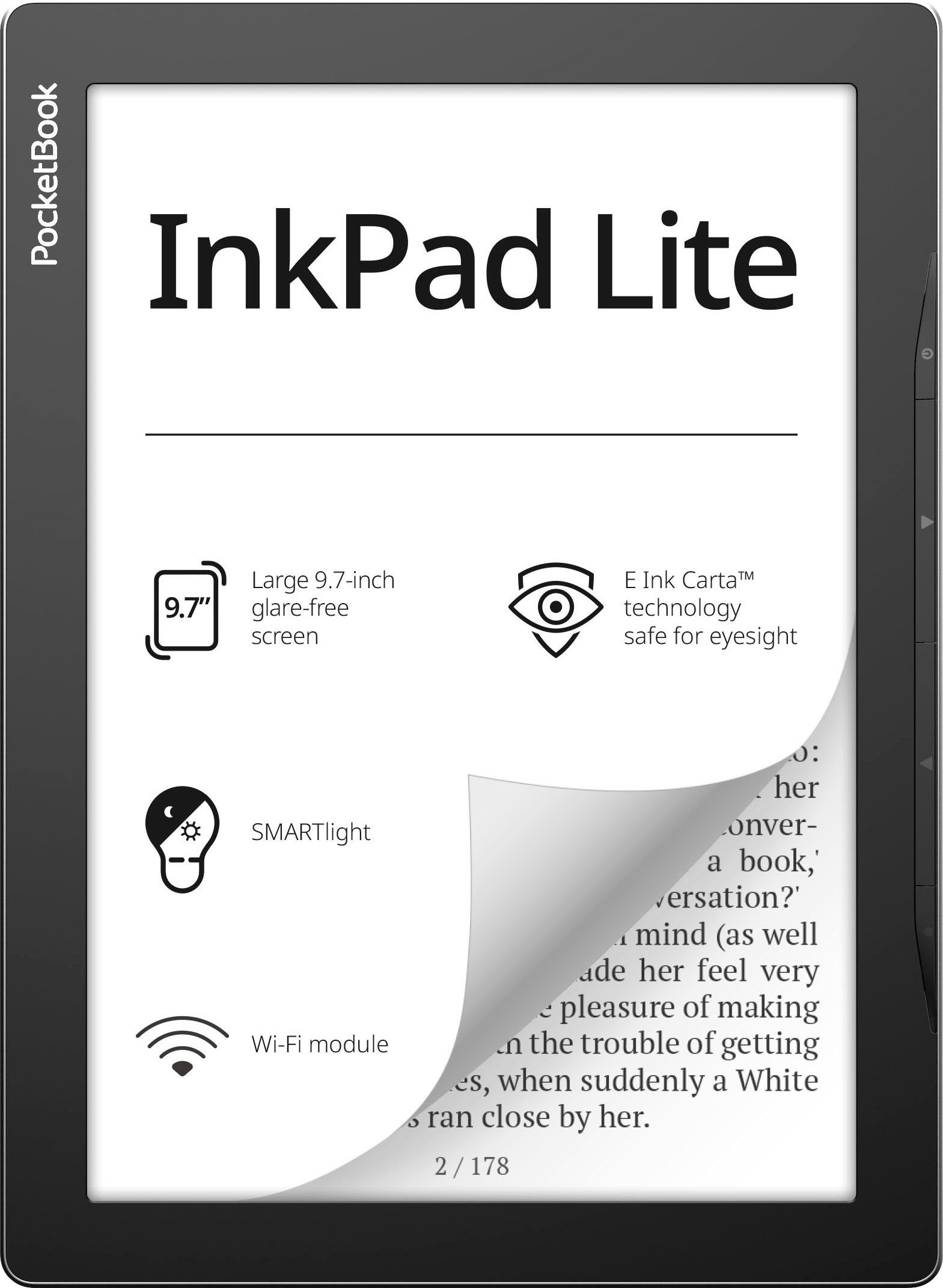 PocketBook InkPad Lite E-Book (9,7", 8 GB, Linux)