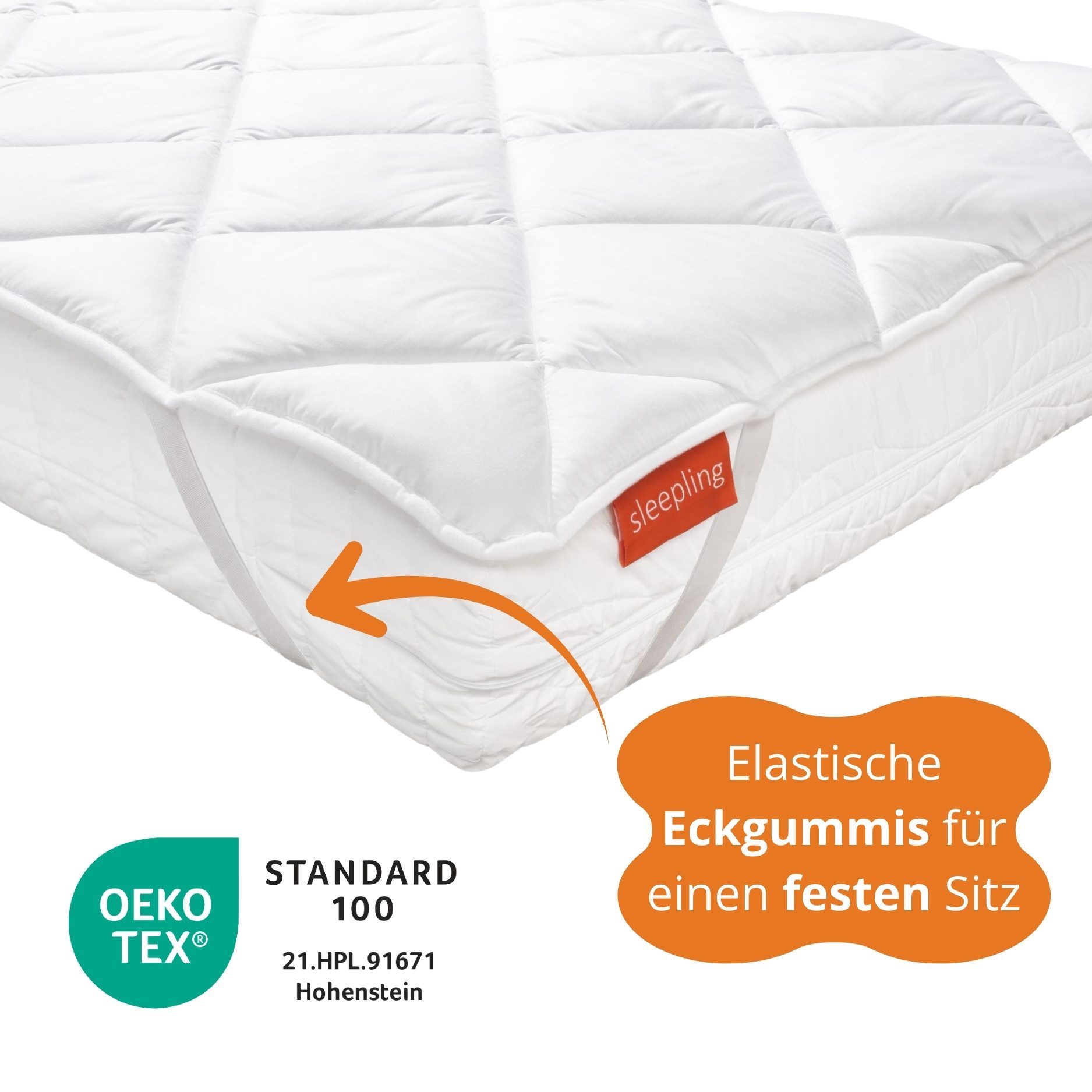 Matratzenauflage Matratzenschoner Komfort 100 sleepling, für 30 cm Matratze günstig online kaufen