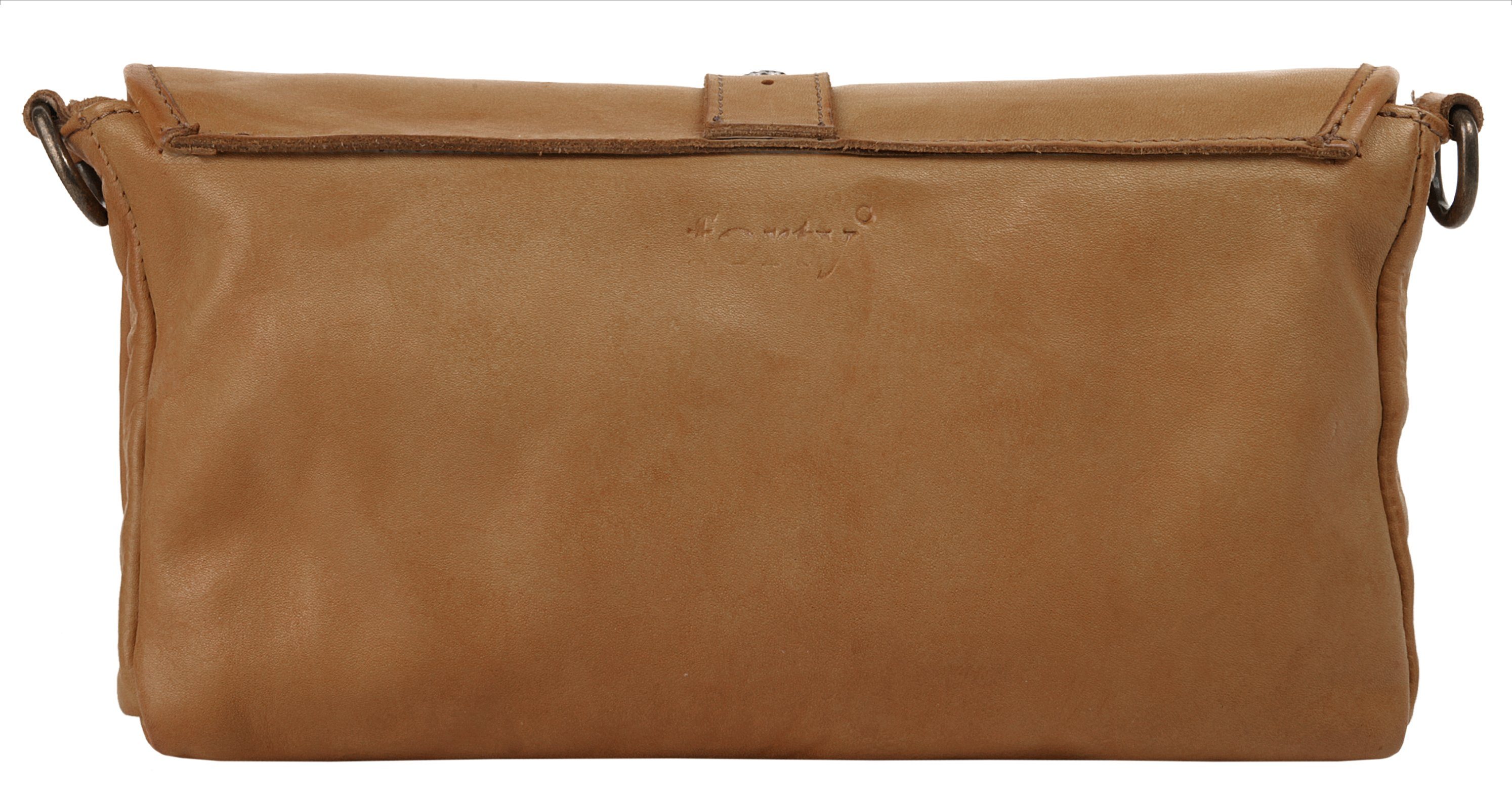 forty° Umhängetasche, echt Leder, Made in Italy