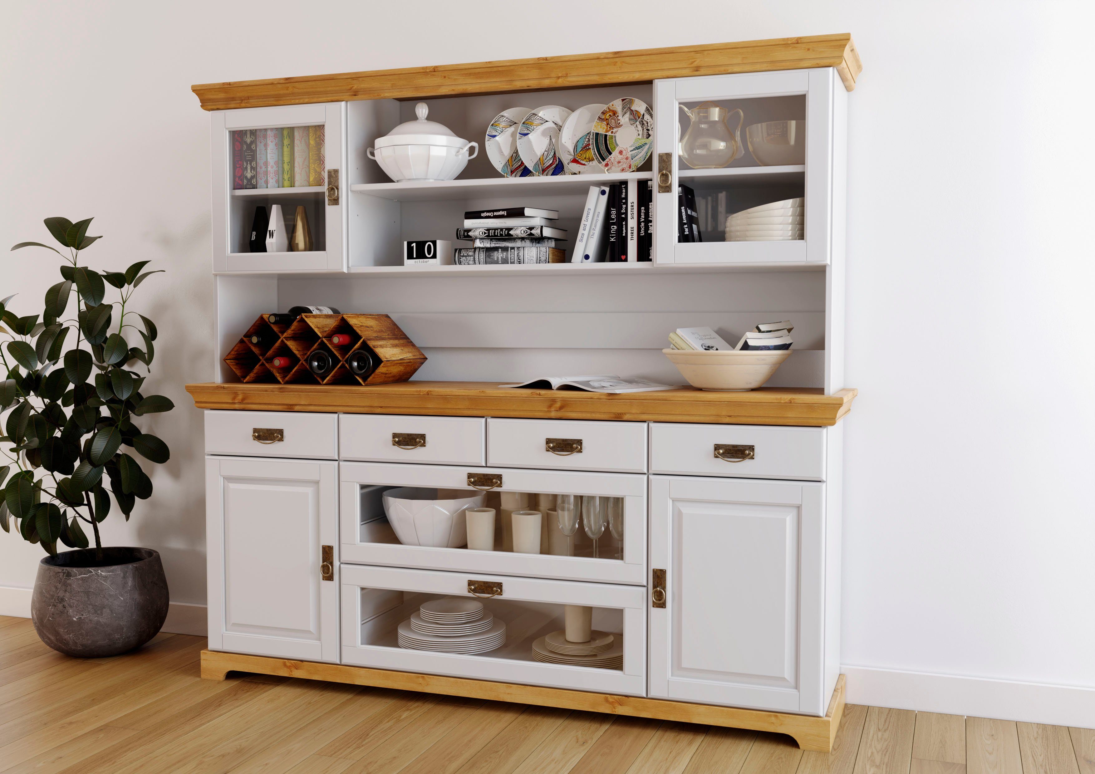 Home affaire Buffet Rügen FSC® zertifiziertes Massivholz, im Landhausstil günstig online kaufen