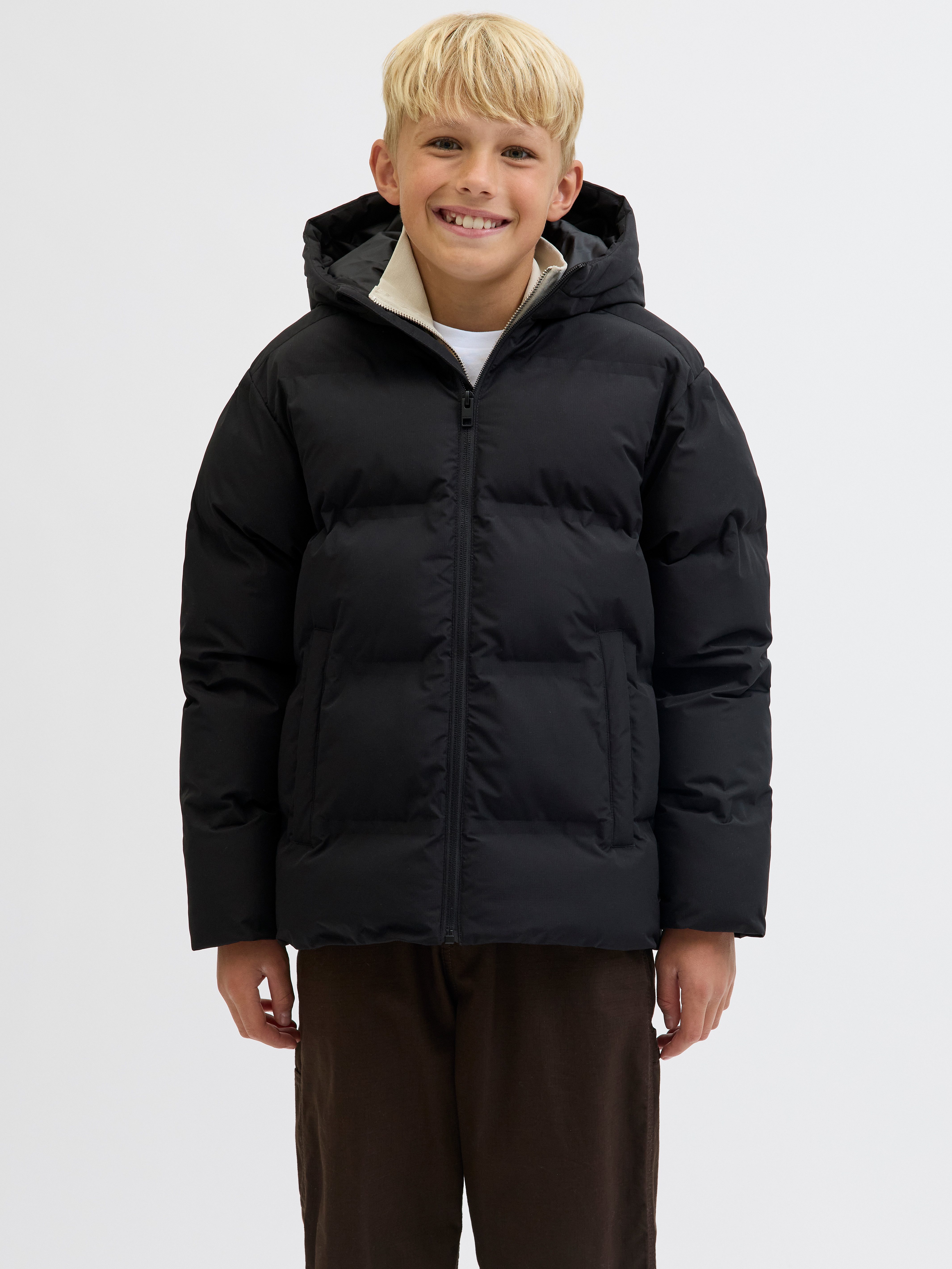 Jack & Jones Junior Steppjacke JJESOHO PUFFER HOOD SN JNR