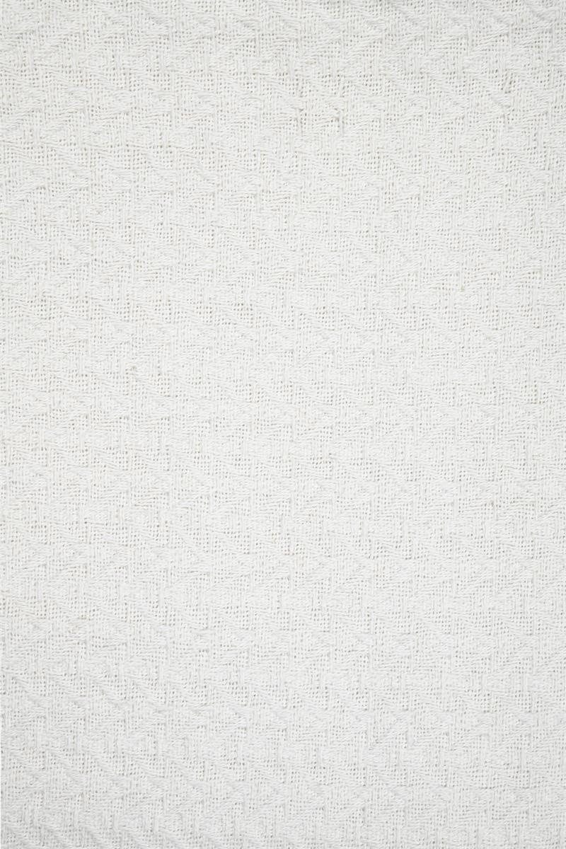 Wohndecke Baumwolldecke mit Fransen, BALMA, 125 x 150 cm, STOF