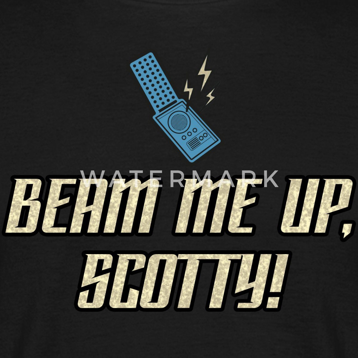 Spreadshirt T-Shirt Star Trek The Original Series Beam Me Up, Scotty Männer günstig online kaufen